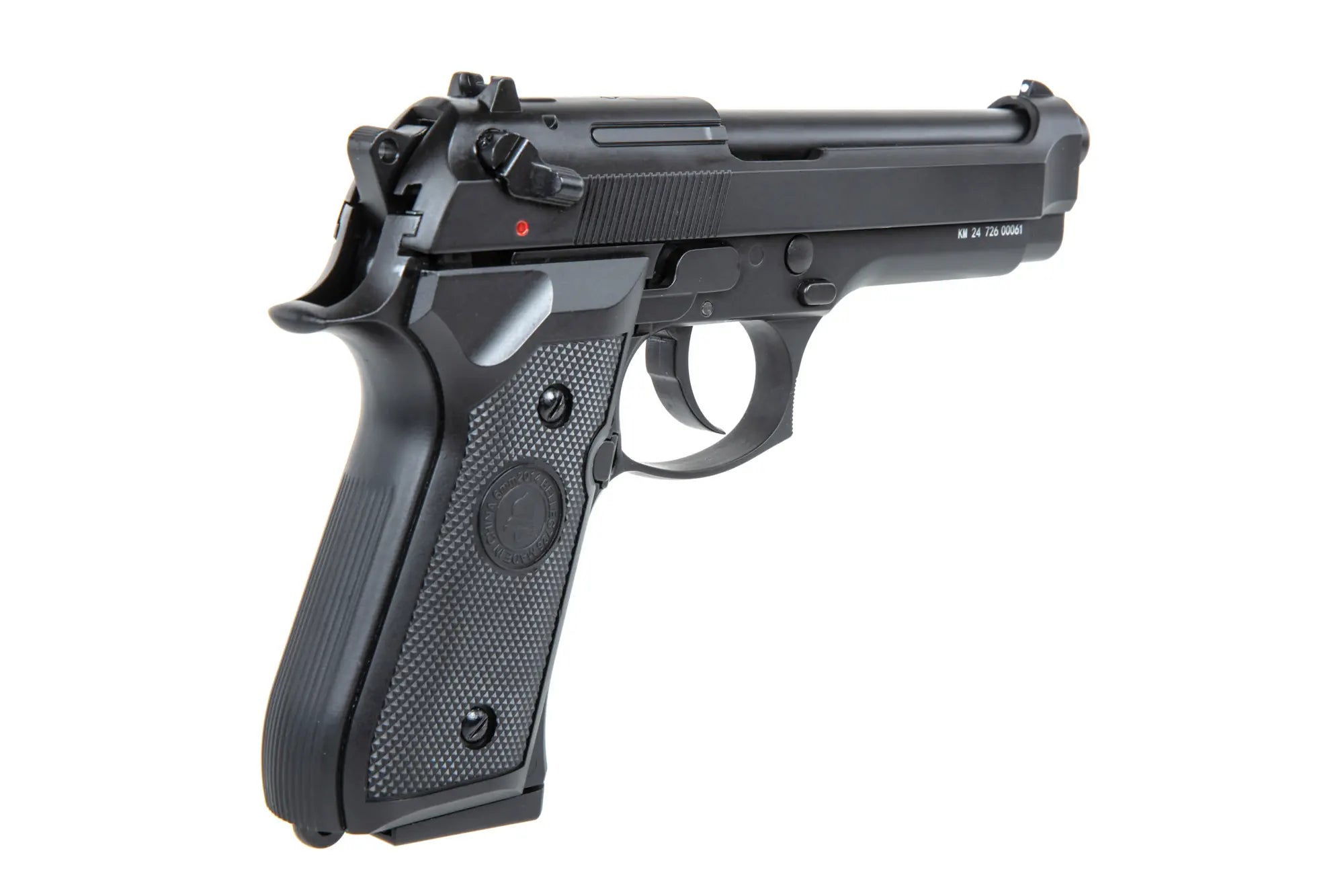 Replica of the Double Bell M92 Pistol Black-3