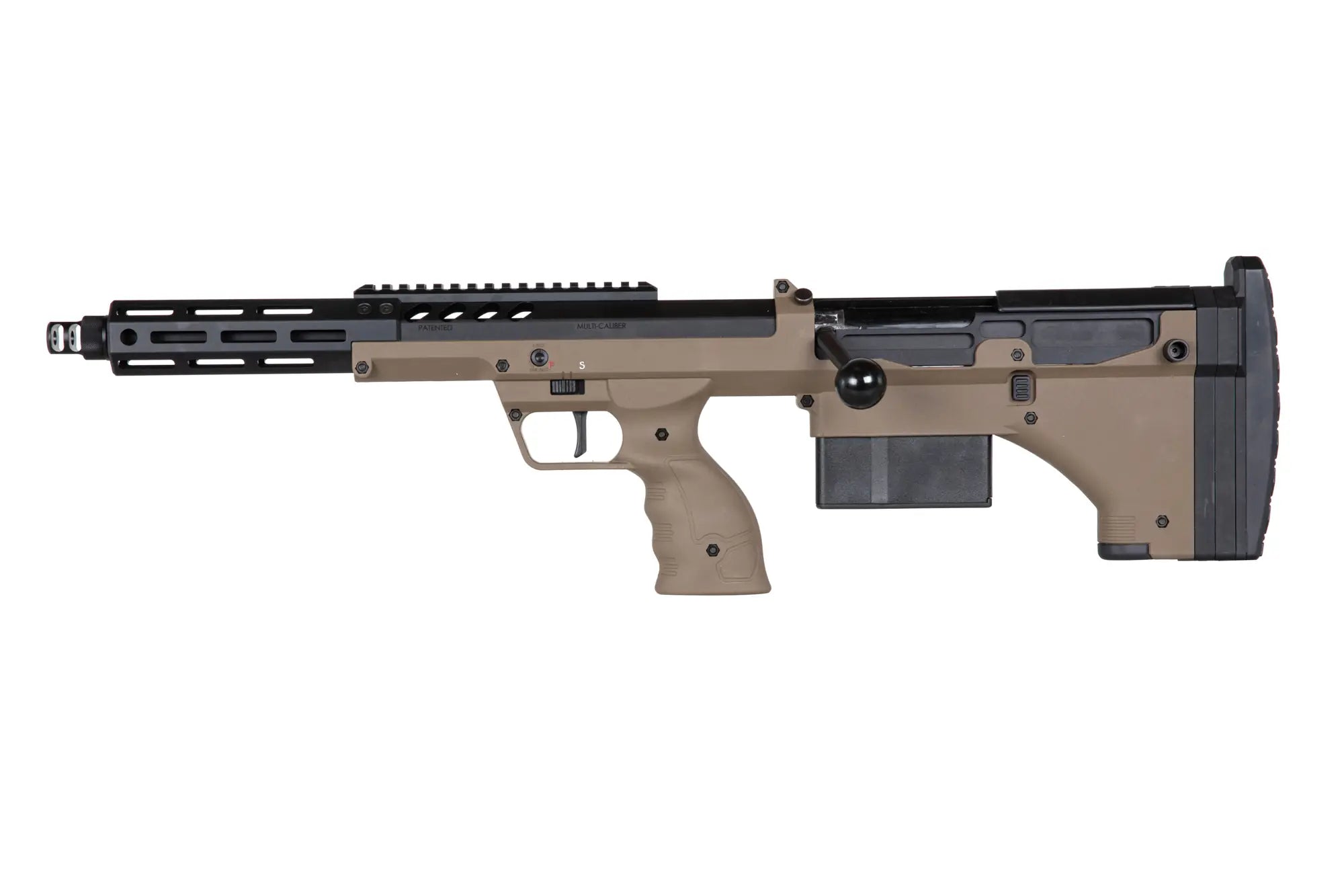 Desert Tech SRS-A2/pim/M2 Covert 16" (left-handed) FDE sniper airsoft rifle-4