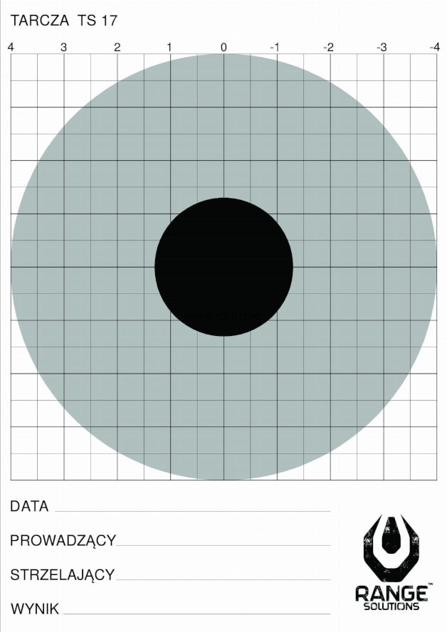 Range Solutions TS-17 shooting target - 100 pieces