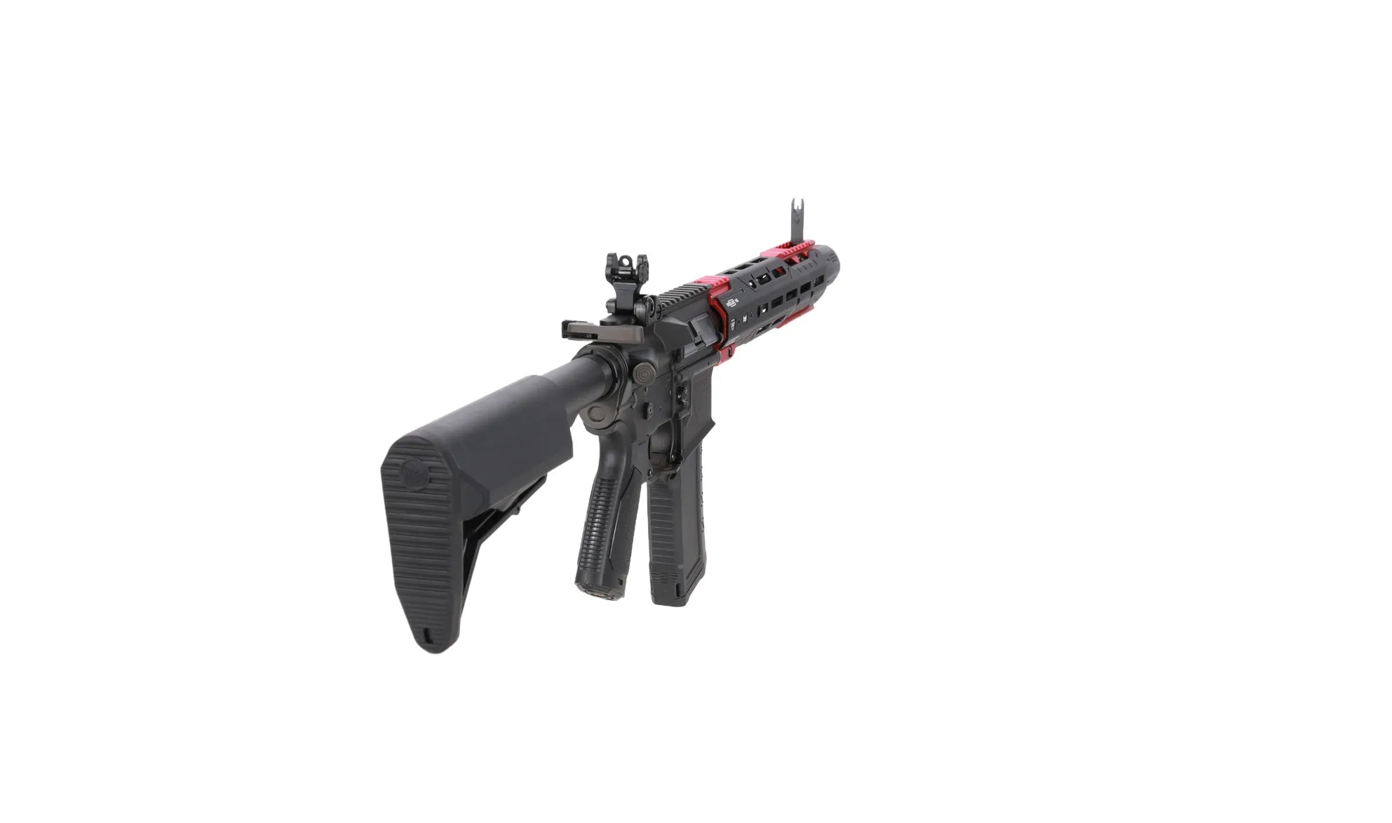 King Arms x Strike Industries Sentinel GRIDLOK® 11" Aster SE ETU Black and Red airsoft Carbine-11