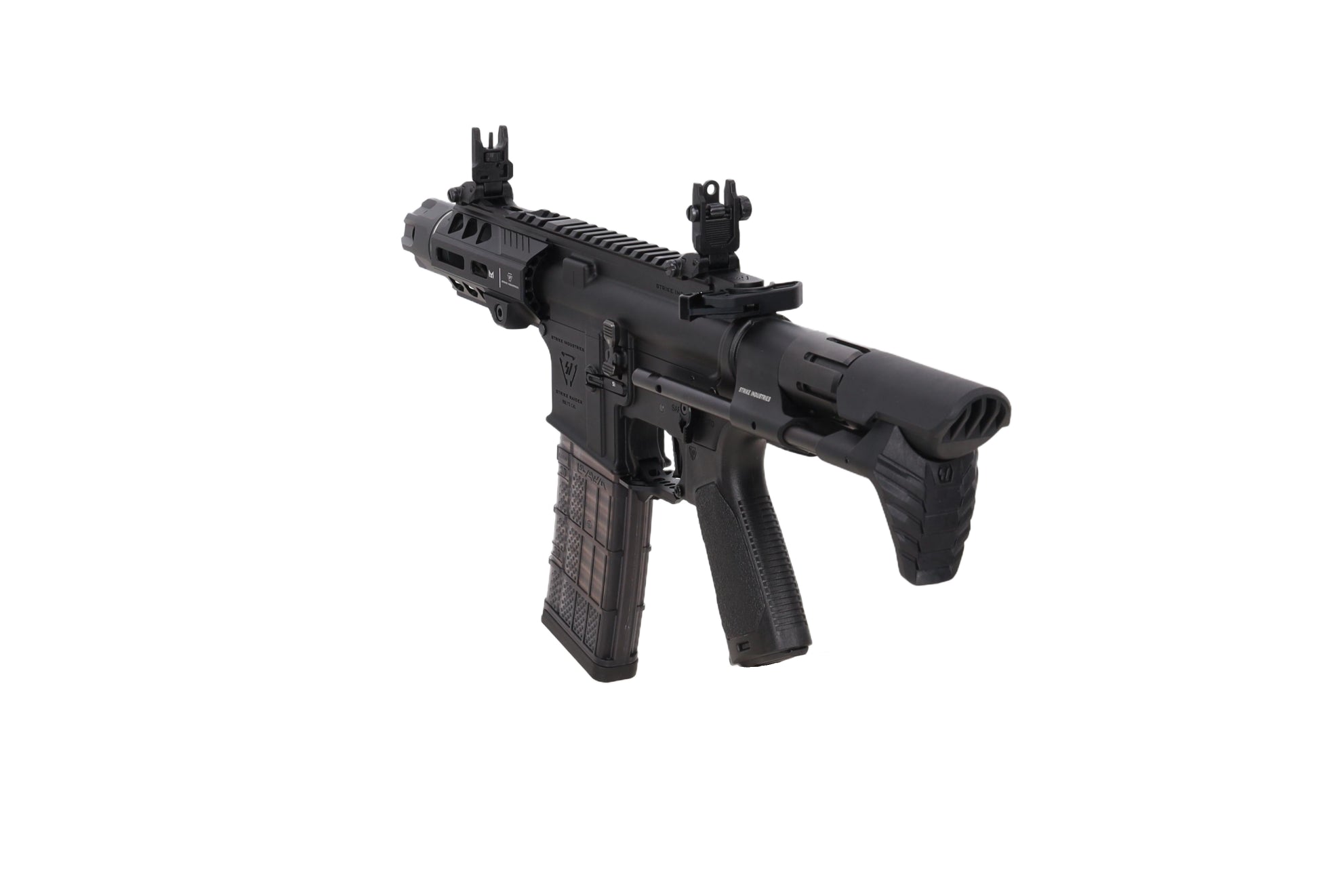 Strike Industries x EMG Raider PDW CGS CQB GBBR 4" Carbine – Black-13