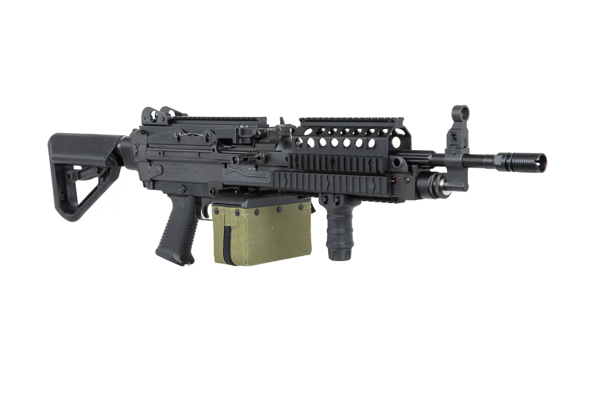 A&K MK46 MOD 0 Black Airsoft Machine Gun-6