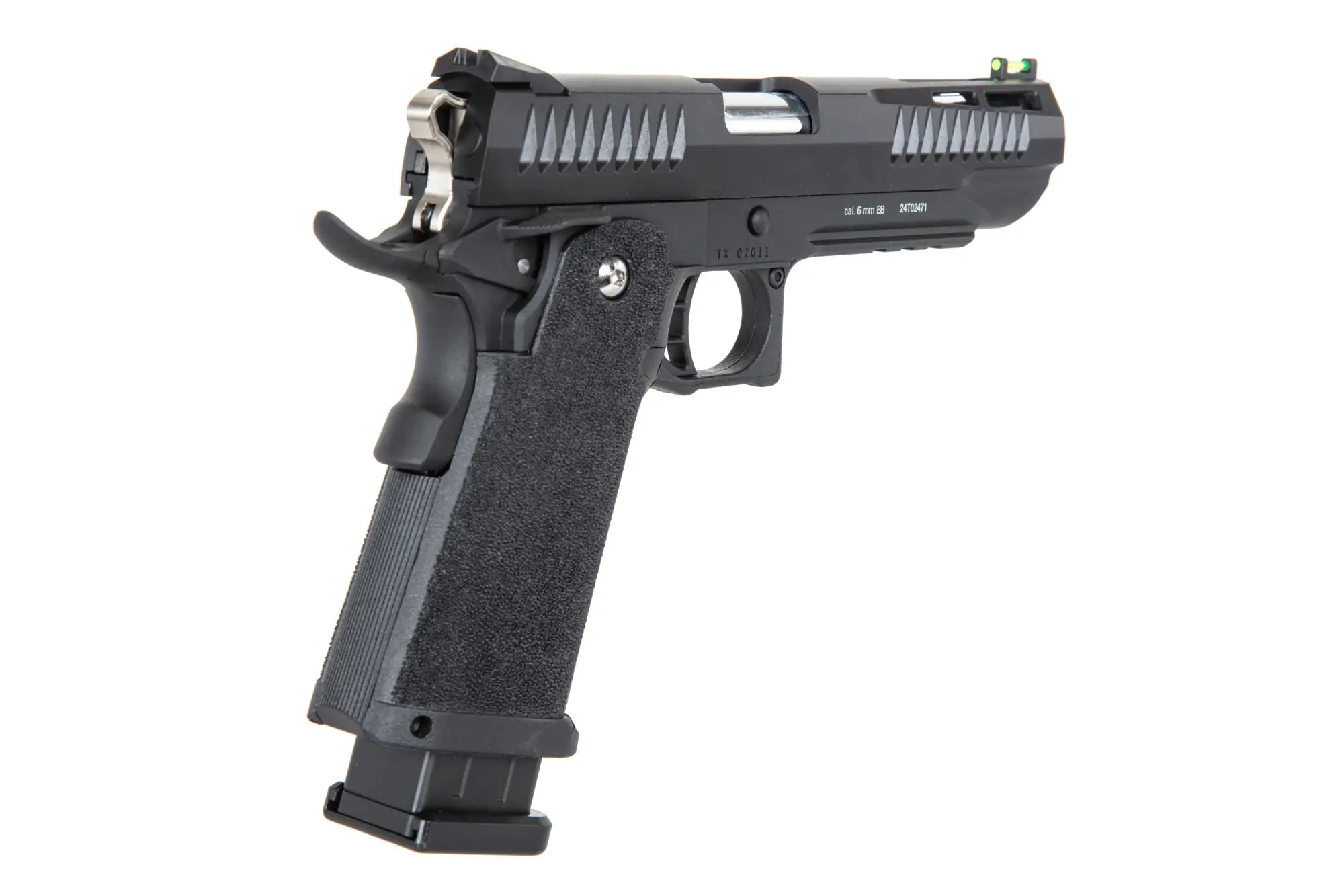 Airsoft Gas Pistol Modify Trinity Hi-Capa 5.1  nylon slide Black-5