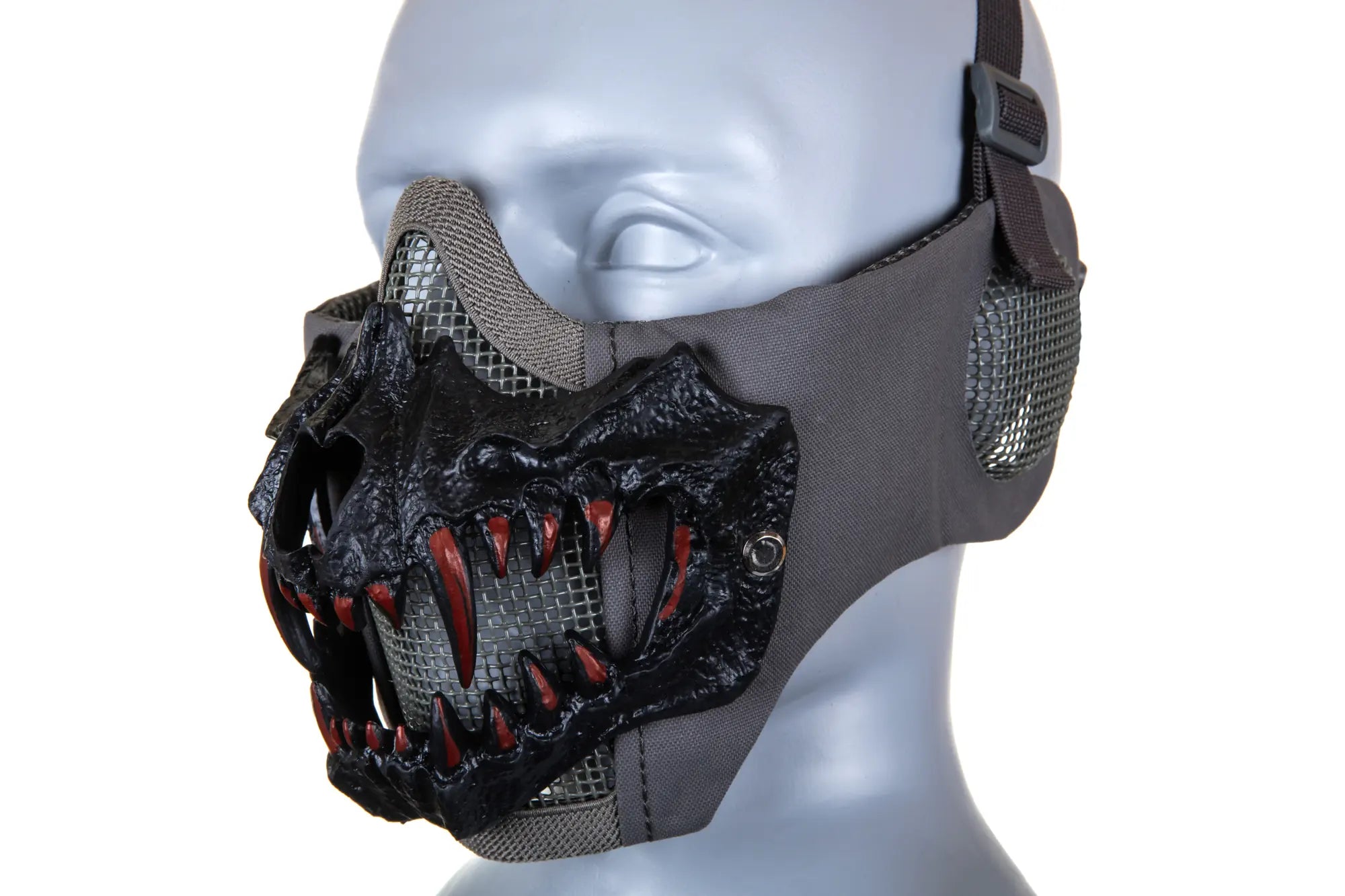 Stalker EVO PLUS Fangs Ear Protection Grey mask-3