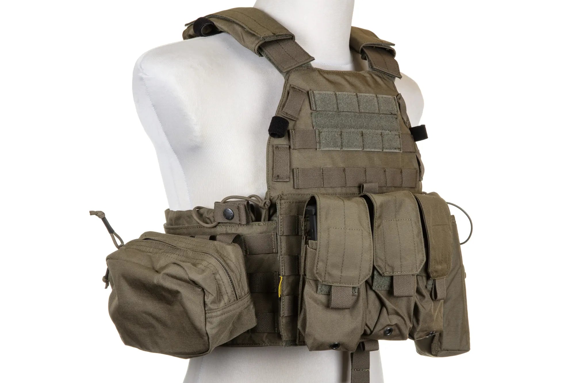 Emerson Gear 6094A Style Plate Carrier waistcoat with Ranger Green cargo kit-4