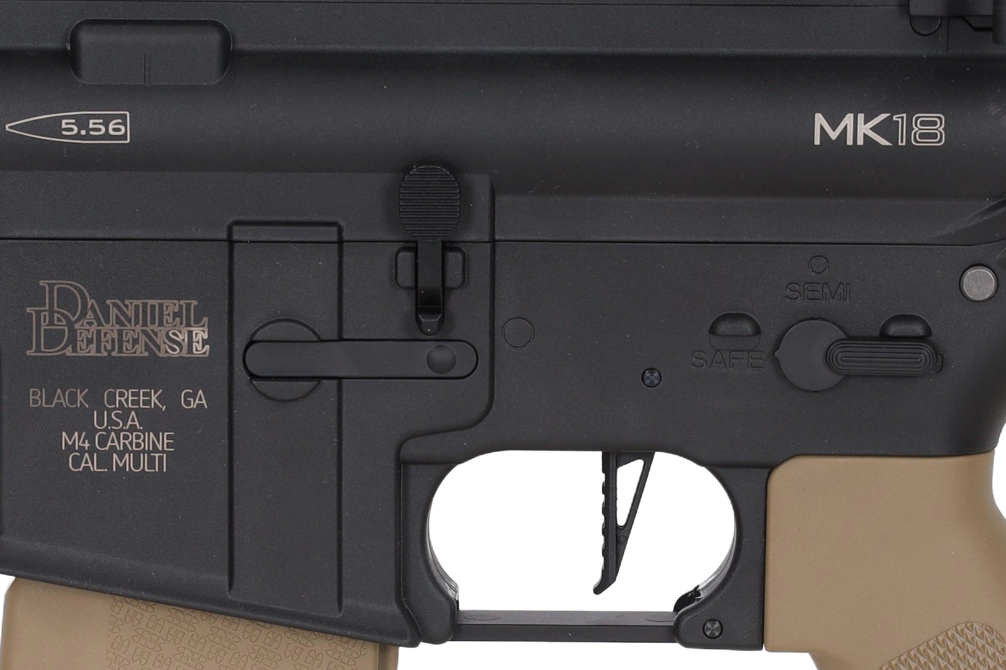 Specna Arms Daniel Defense MK18 SA-F19 FLEX Gen.2 AEG Assault Rifle 10.5" – Half-Tan-12