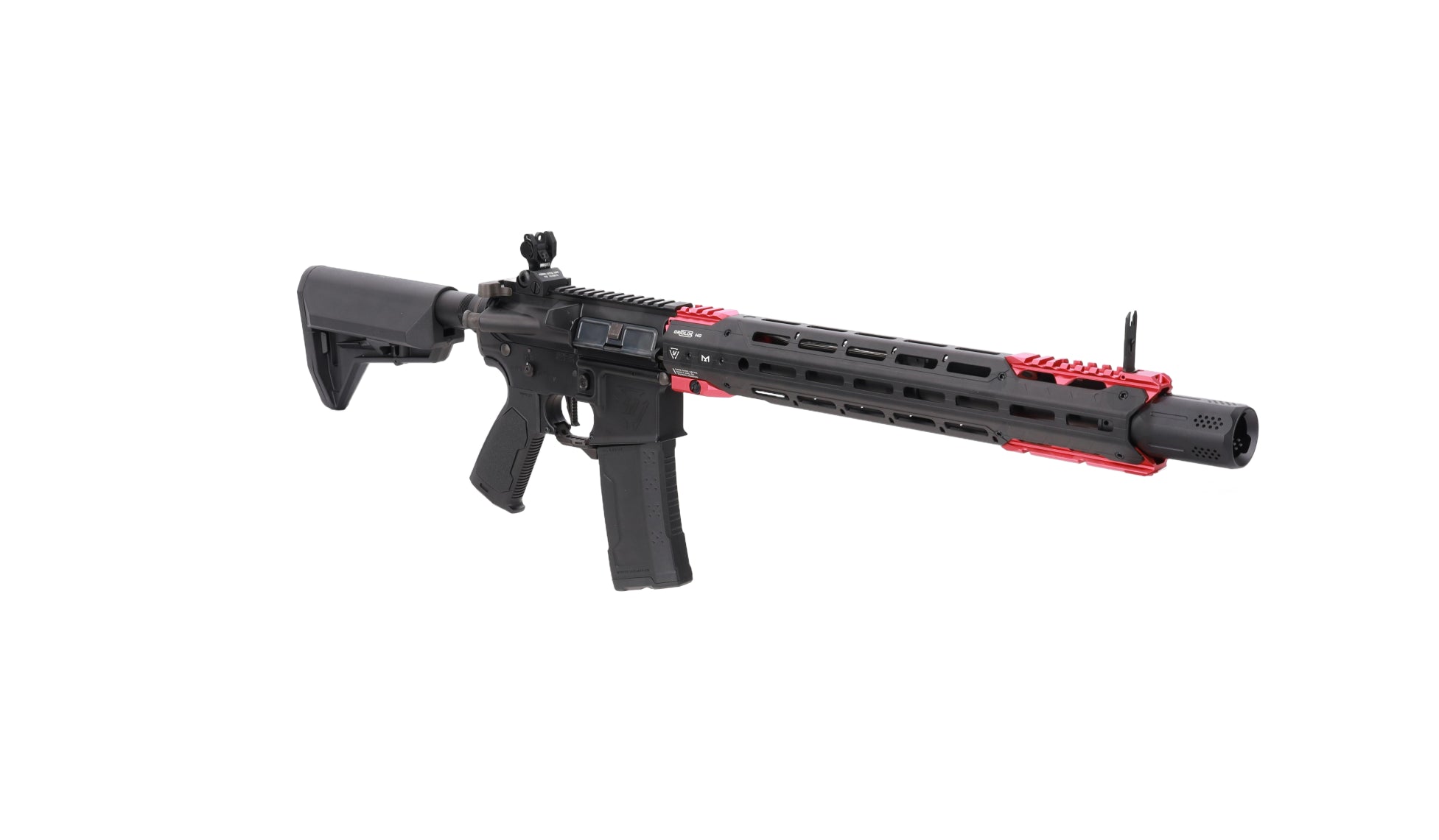 King Arms x Strike Industries Sentinel GRIDLOK® 15" Aster SE ETU Black and Red airsoft Carbine-8