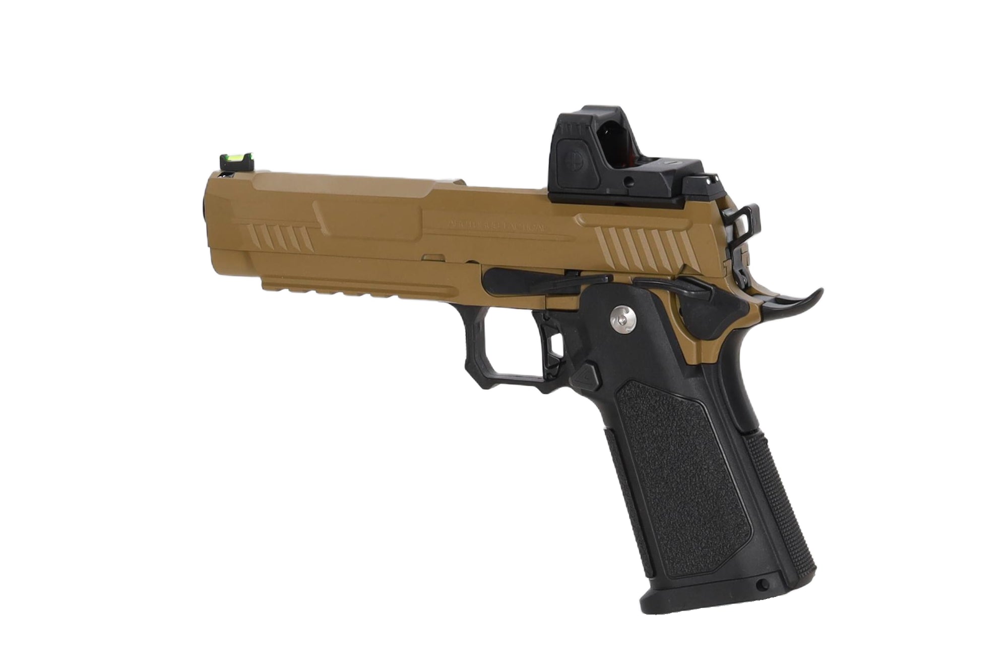 Vanguard 5" Hi-Capa GBB + red dot Half-Tan