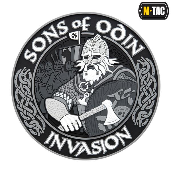 M-Tac patch Sons of Odin 3D PVC black/red
