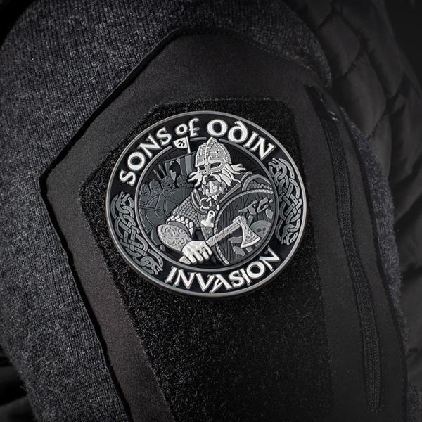 M-Tac patch Sons of Odin 3D PVC black/red