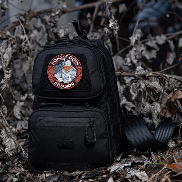 M-Tac patch Sons of Odin 3D PVC black/red