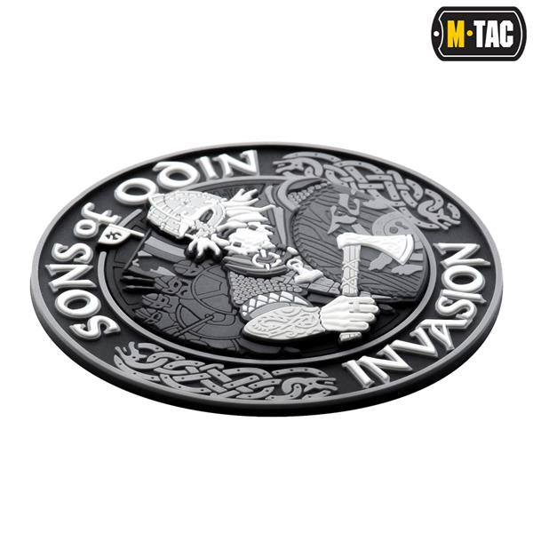 M-Tac patch Sons of Odin 3D PVC black/red