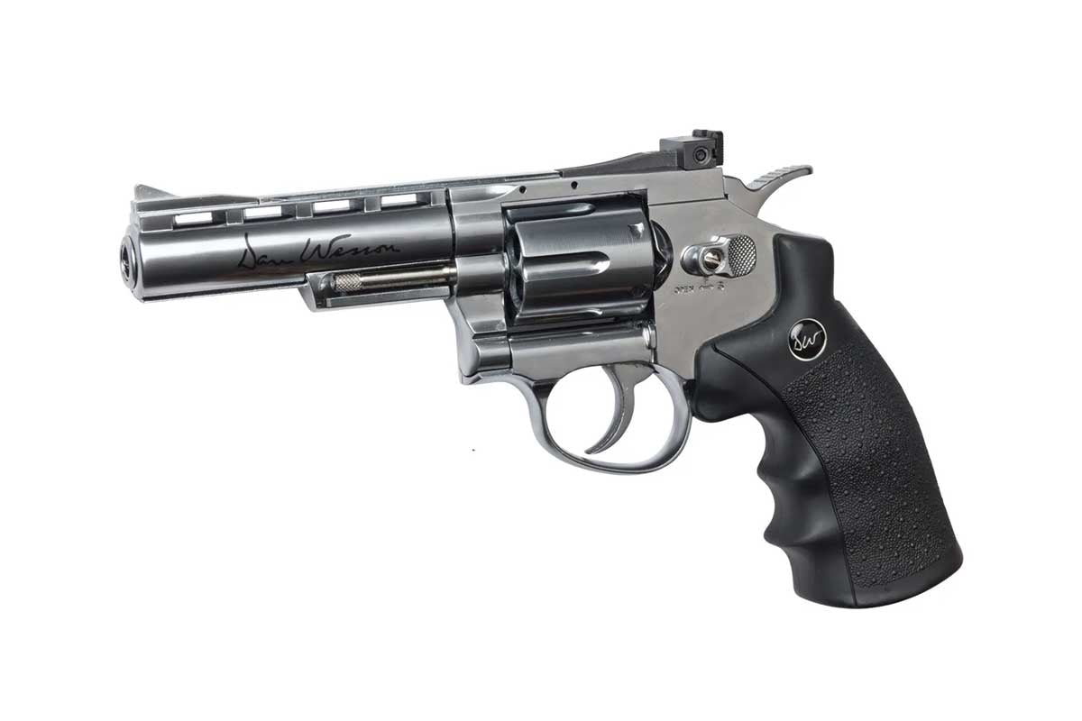 ASG CO2 Dan Wesson 4" Revolver - Silver