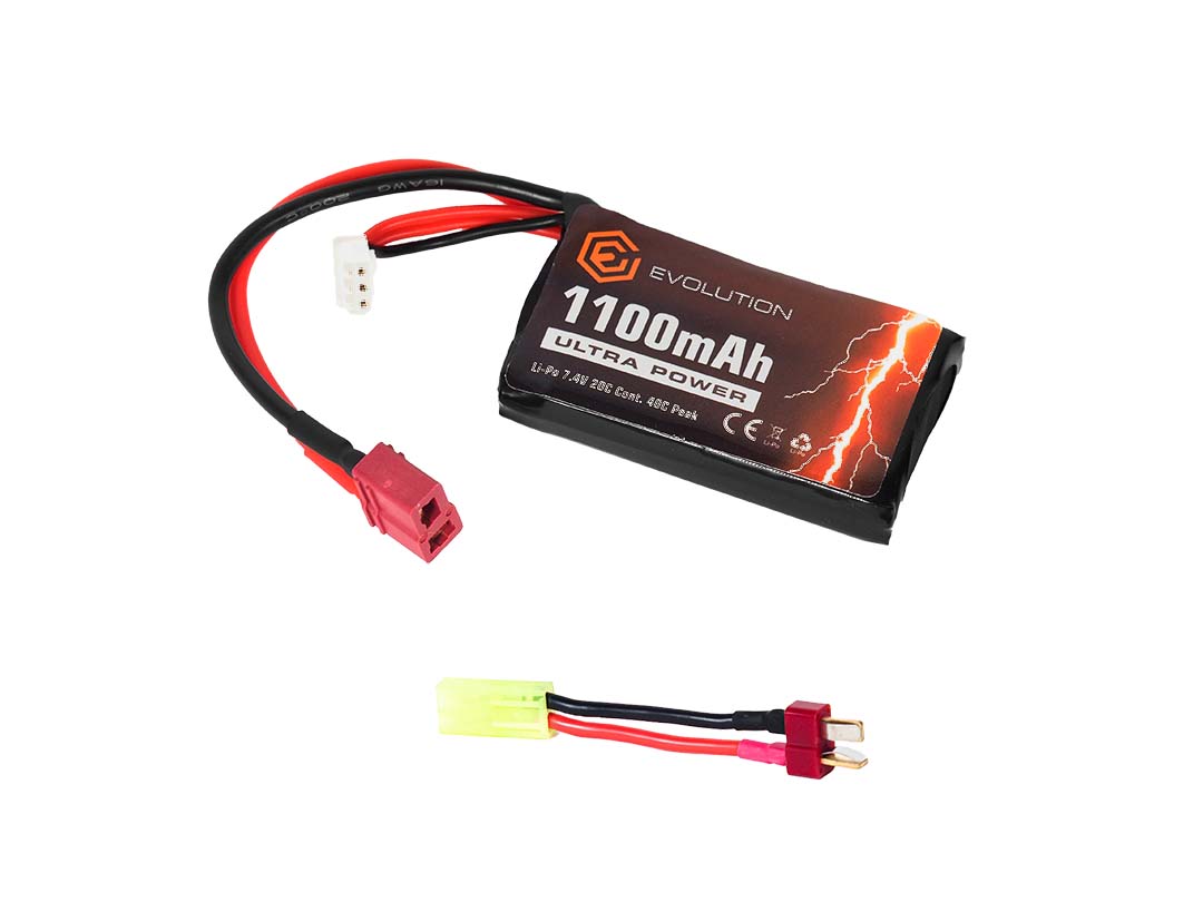 Evolution Li-Po Ultra Power 7.4V 1100mAh 20C - 40C