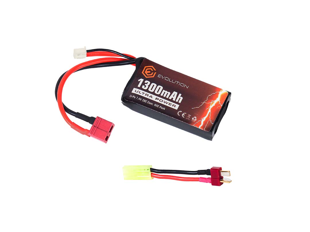 Evolution Li-Po Ultra Power 7.4V 1300mAh 20C - 40C