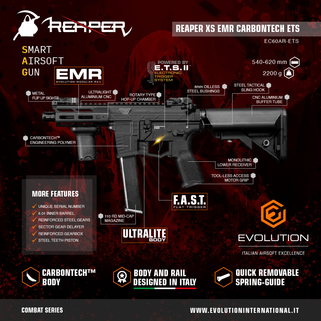 Evolution Reaper XS EMR Carbontech ETS