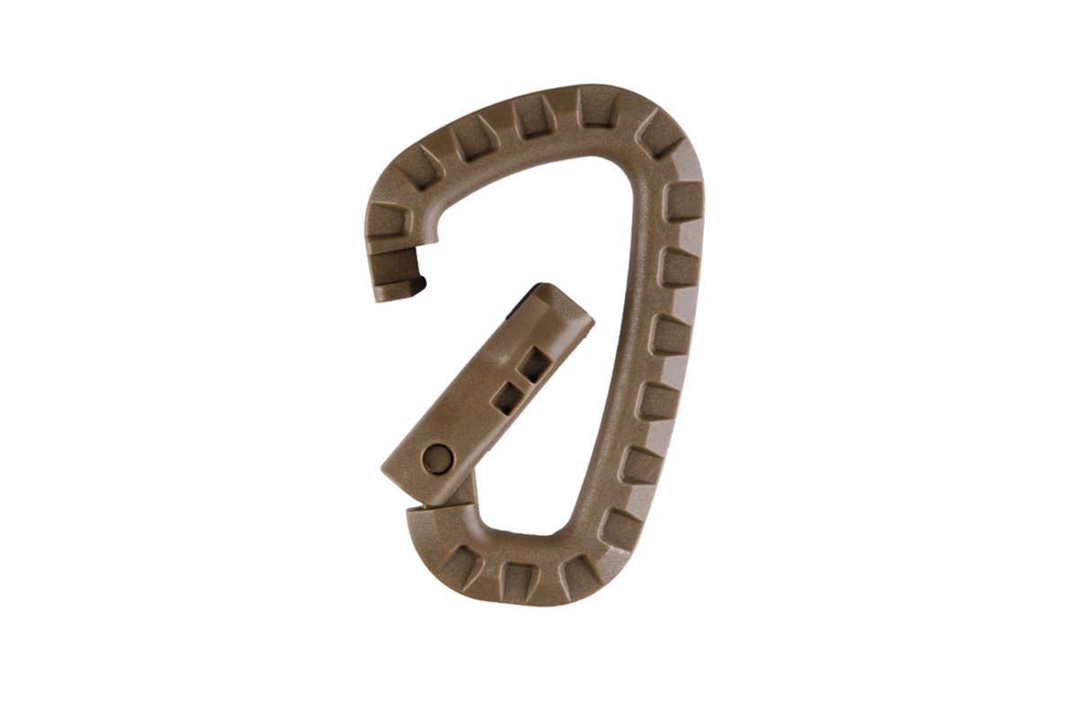 Carabiner ABS - Coyote (2 Pcs)