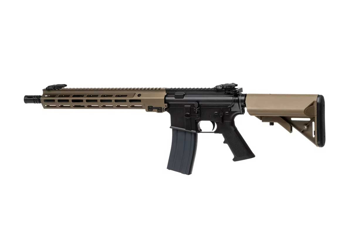 CYMA MK16 URG-I 13.5" CGS GBBR Airsoft Rifle - Black / Tan