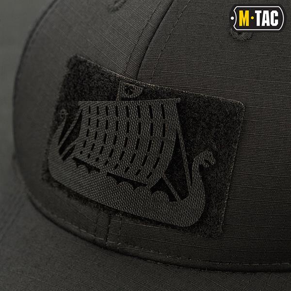 M-Tac patch Drakkar Laser Cut Black