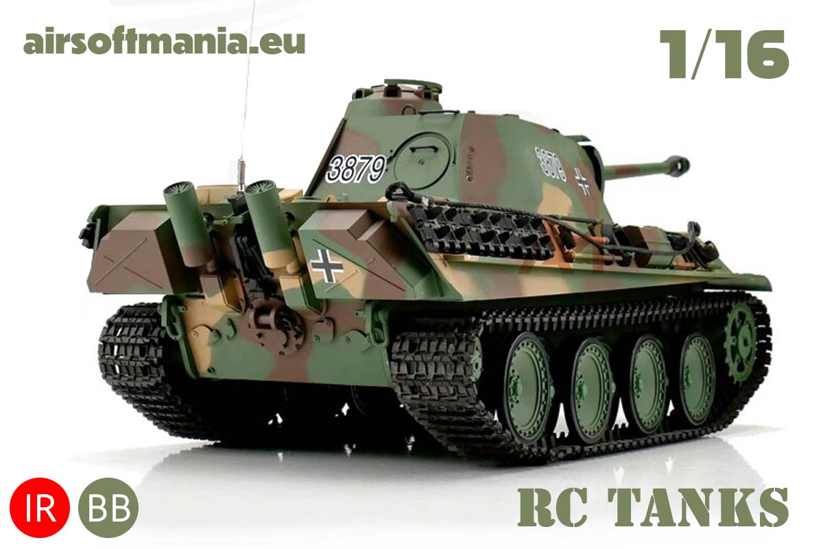 1/16 RC Panther Vers. G camo BB+IR (Metal Tracks)