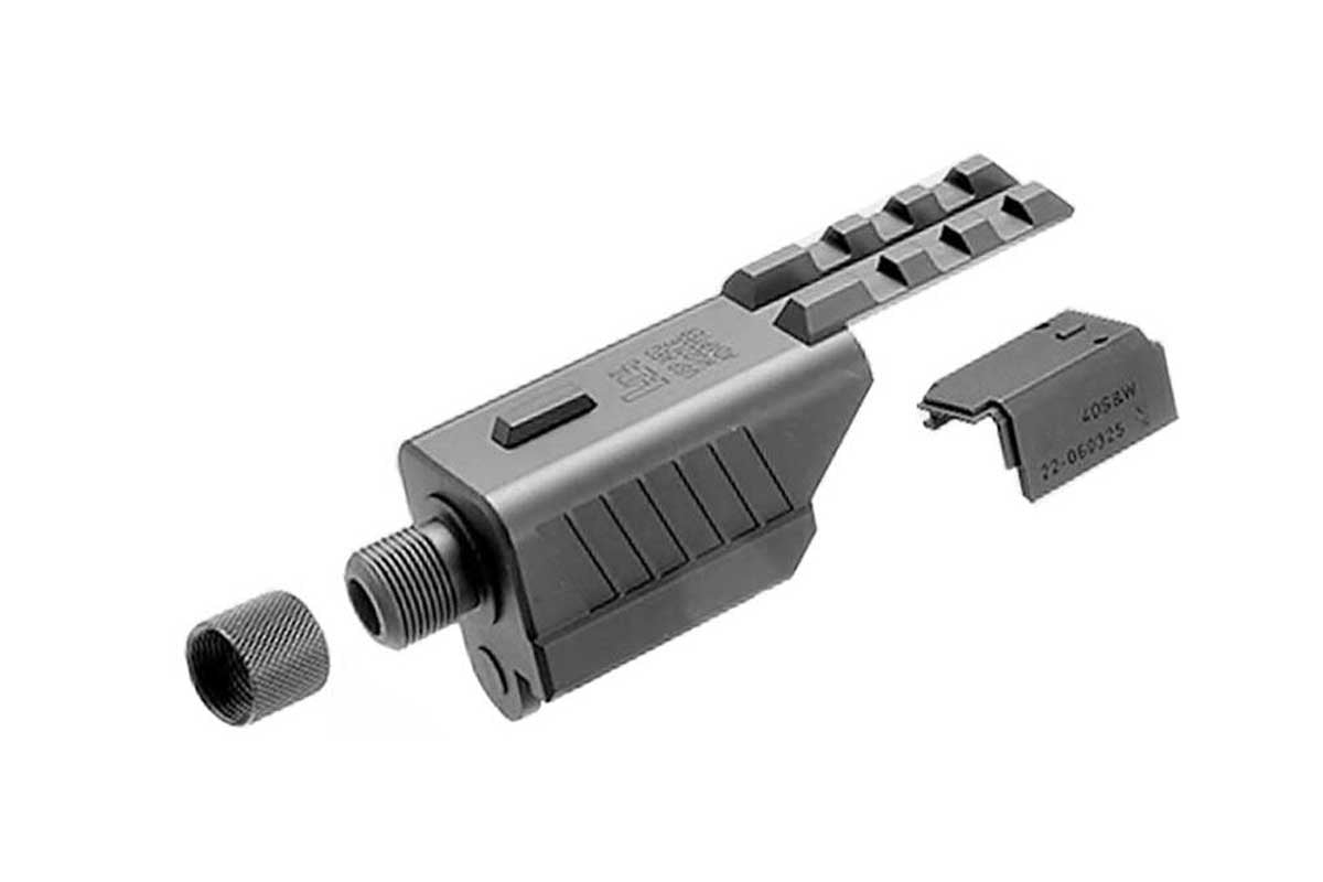 mounting rail and silencer adapter for AEP HK USP