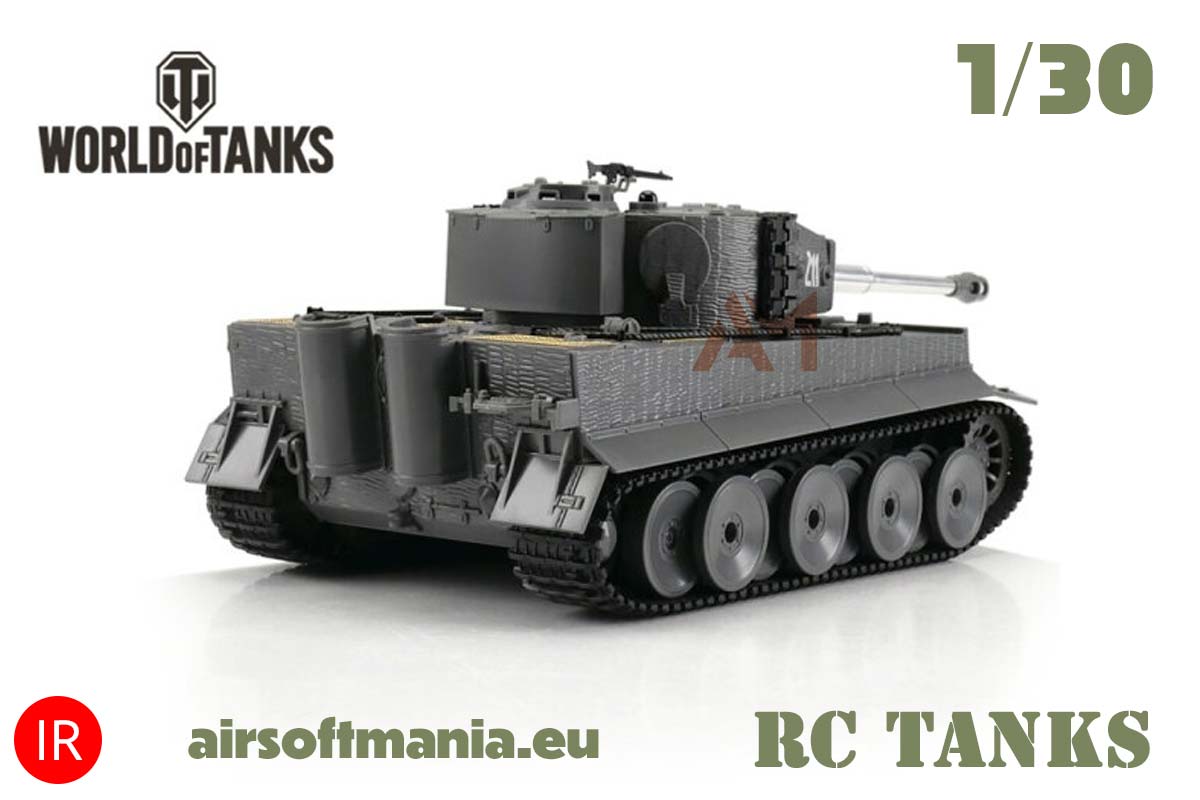 World of Tanks 1/30 RC Tiger I + T-34/85 IR