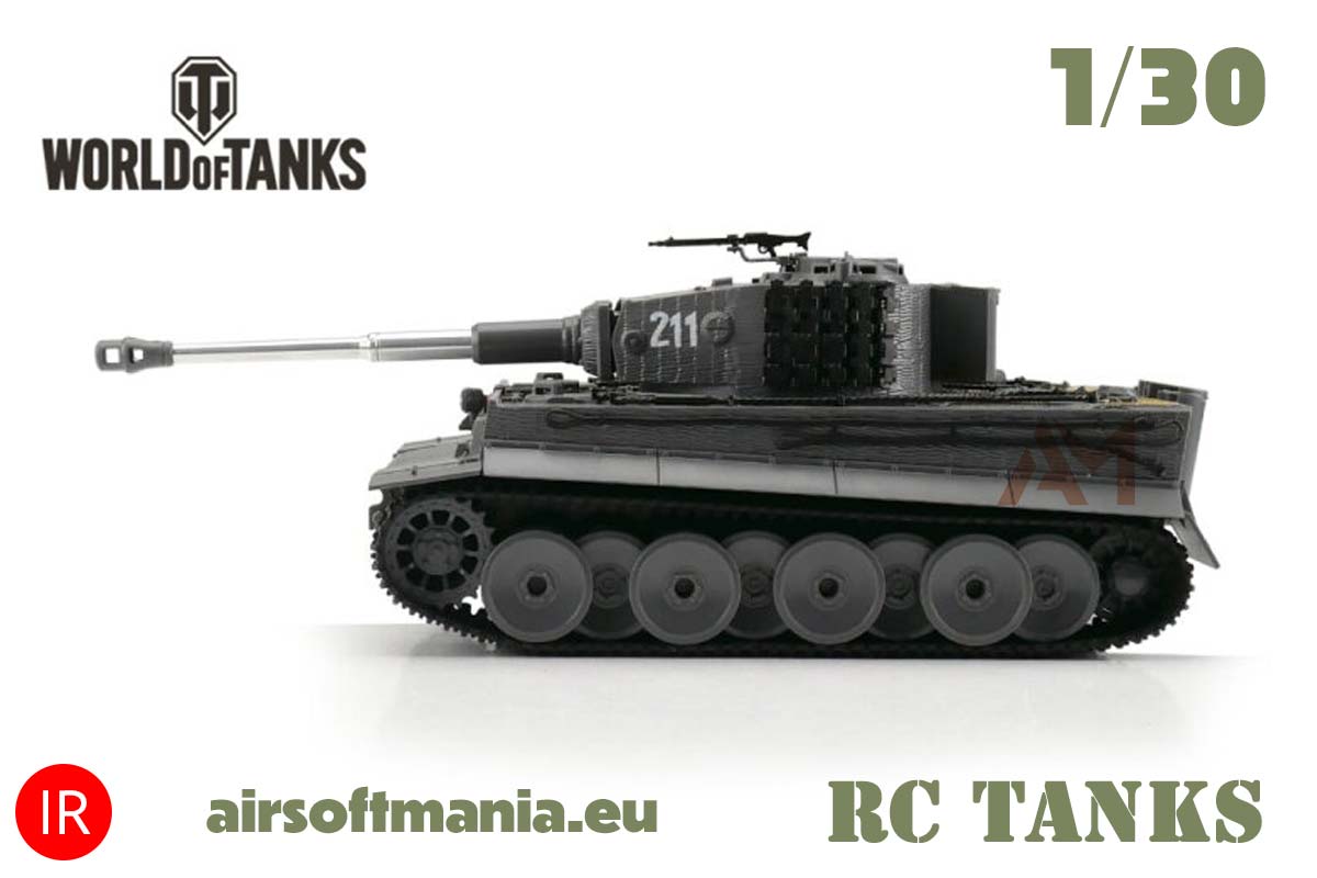 World of Tanks 1/30 RC Tiger I + T-34/85 IR