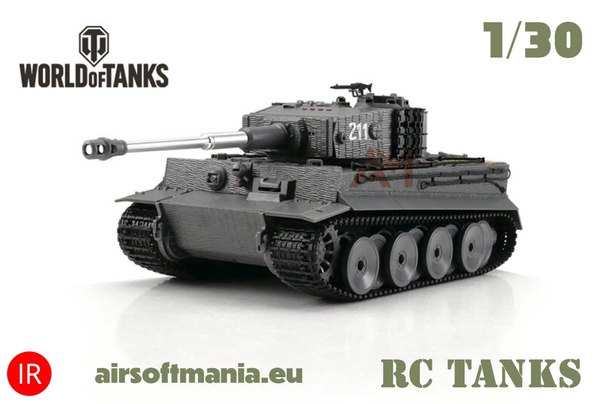World of Tanks 1/30 RC Tiger I + T-34/85 IR