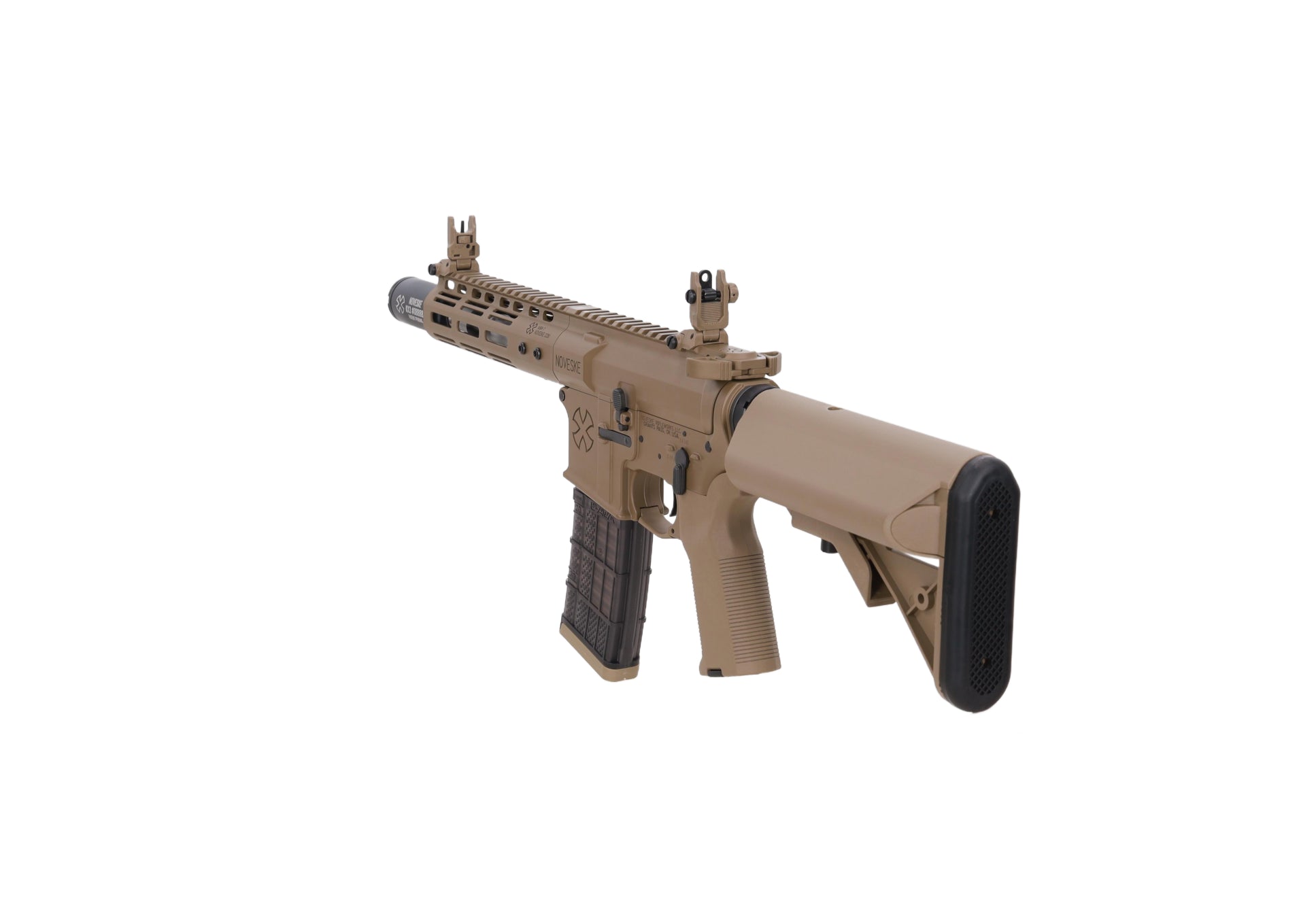 CYMA Noveske x EMG N4 Gen.3 SBR Platinum Gen.2 7" AEG Assault Rifle - Tan-10