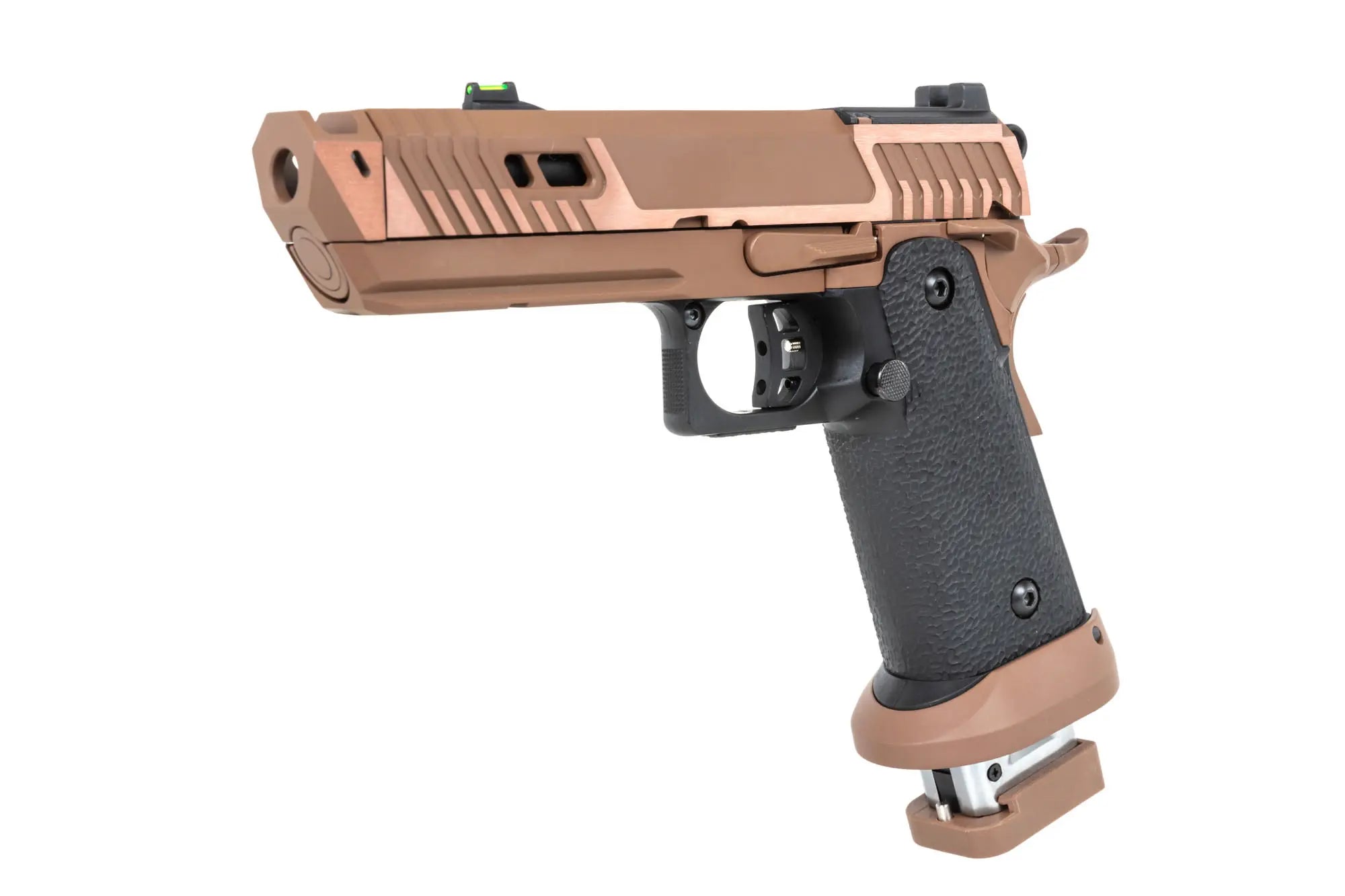 airsoft SRC Sahara Viper DUAL POWER pistol with transport case and CO2 magazine Flat Dark Earth-5