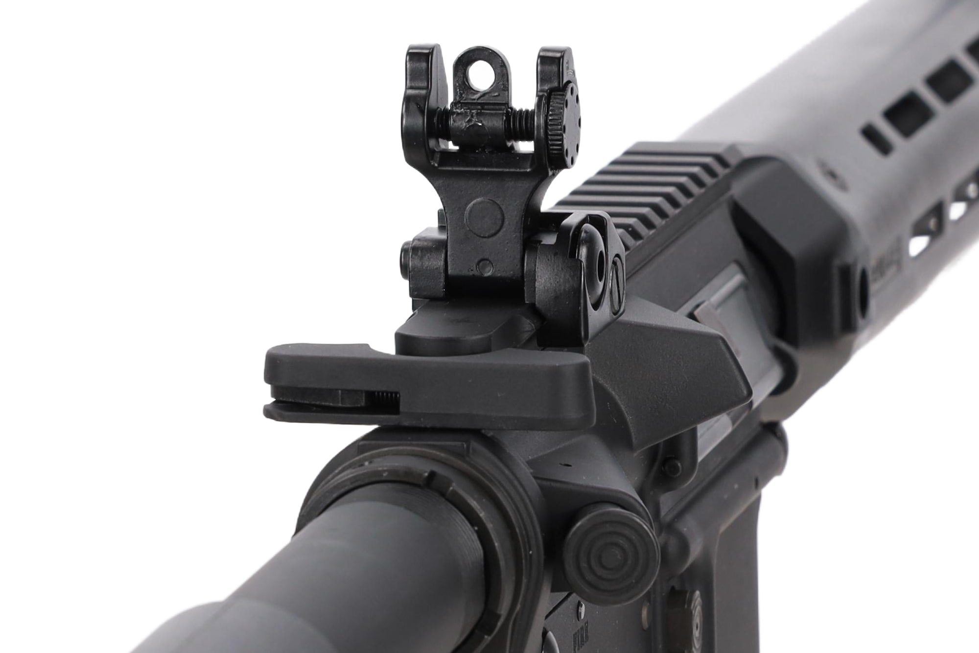 King Arms x Lancer Systems airsoft Carbine L15 LCH7 12" Real Carbon Black-8