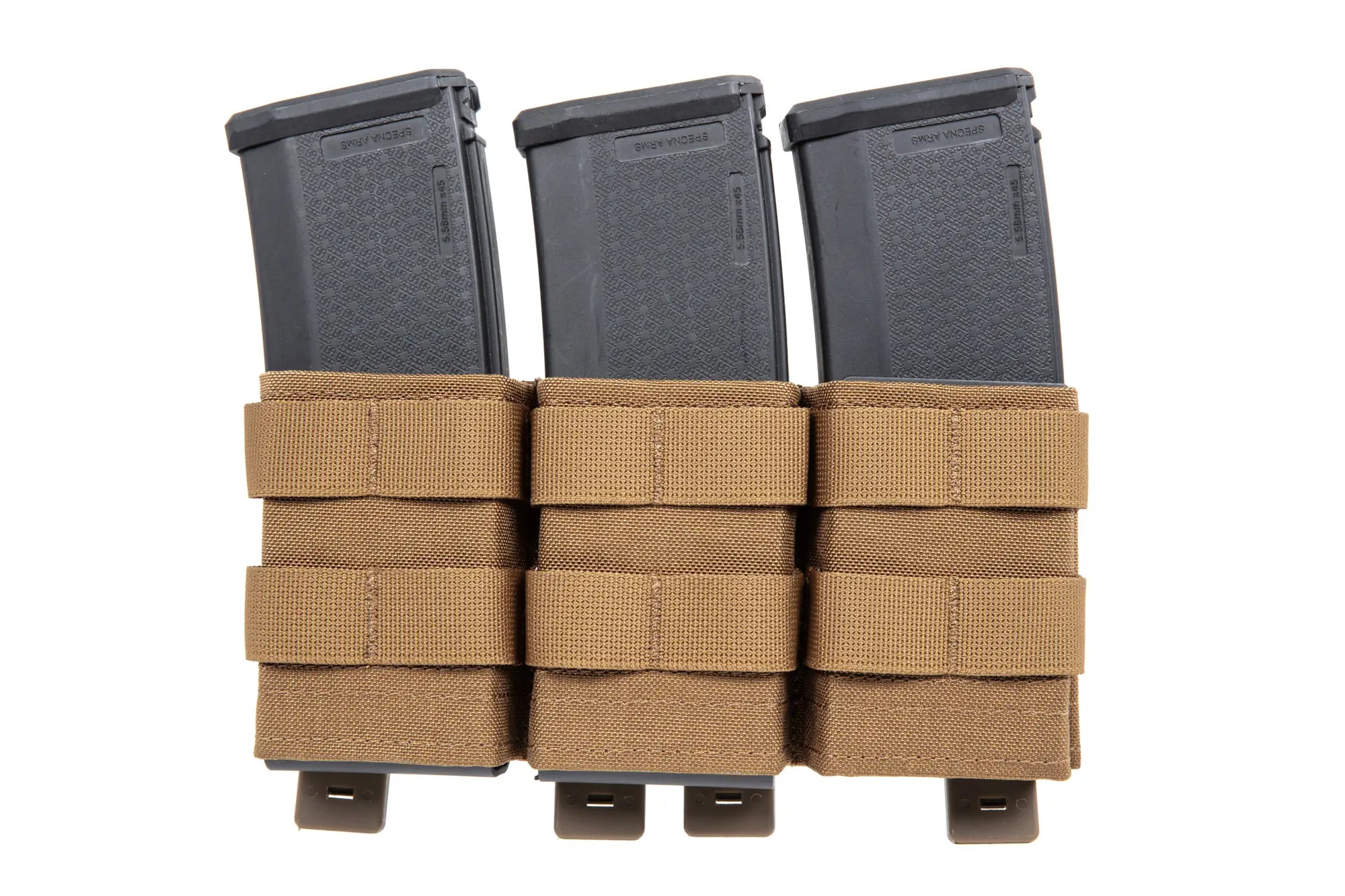 Wosport triple rifle magazine pouch Coyote Brown-1