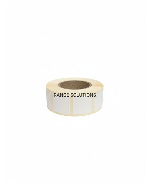 Range Solutions Square Disc Covers 22x22mm, 1000 pcs. – White