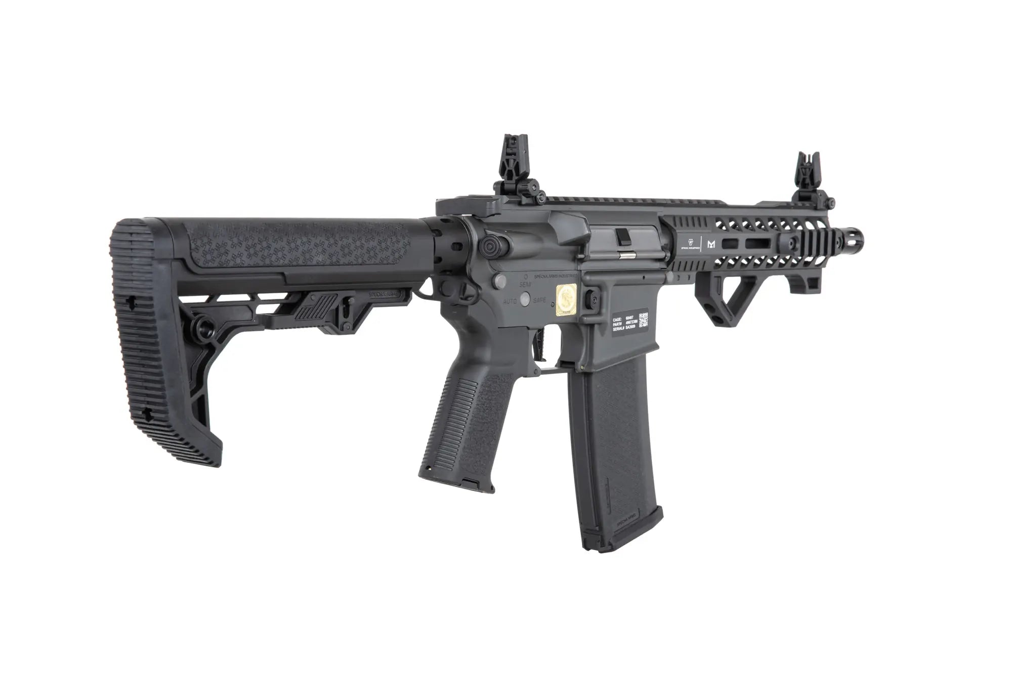 Specna Arms RRA SA-P17 Prime™ Light Ops Stock Aster II ETU airsoft Carbine with Brushless Motor Grey-11