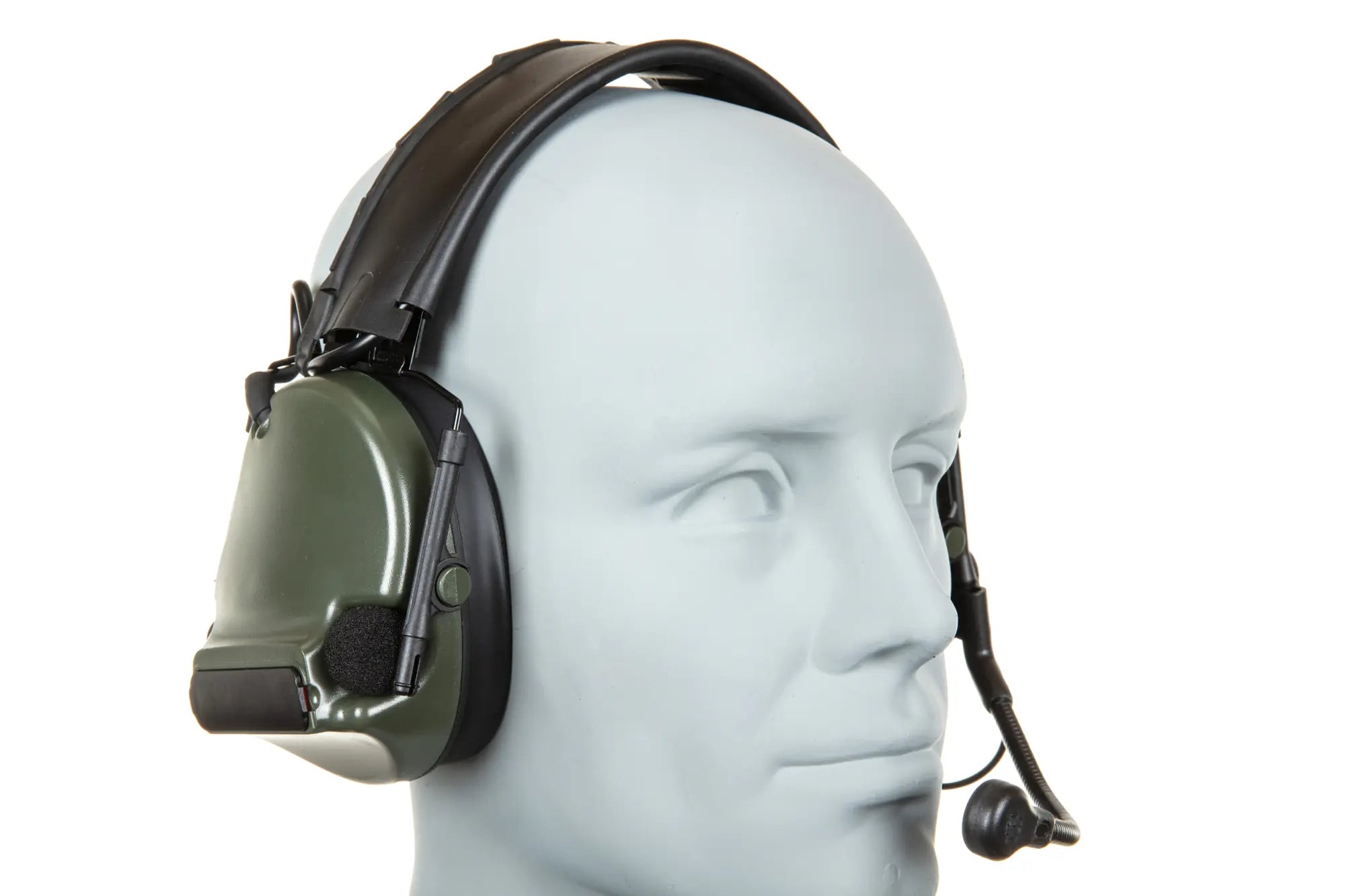 Tactical headset Wosport C5 HD-14-A Olive-1