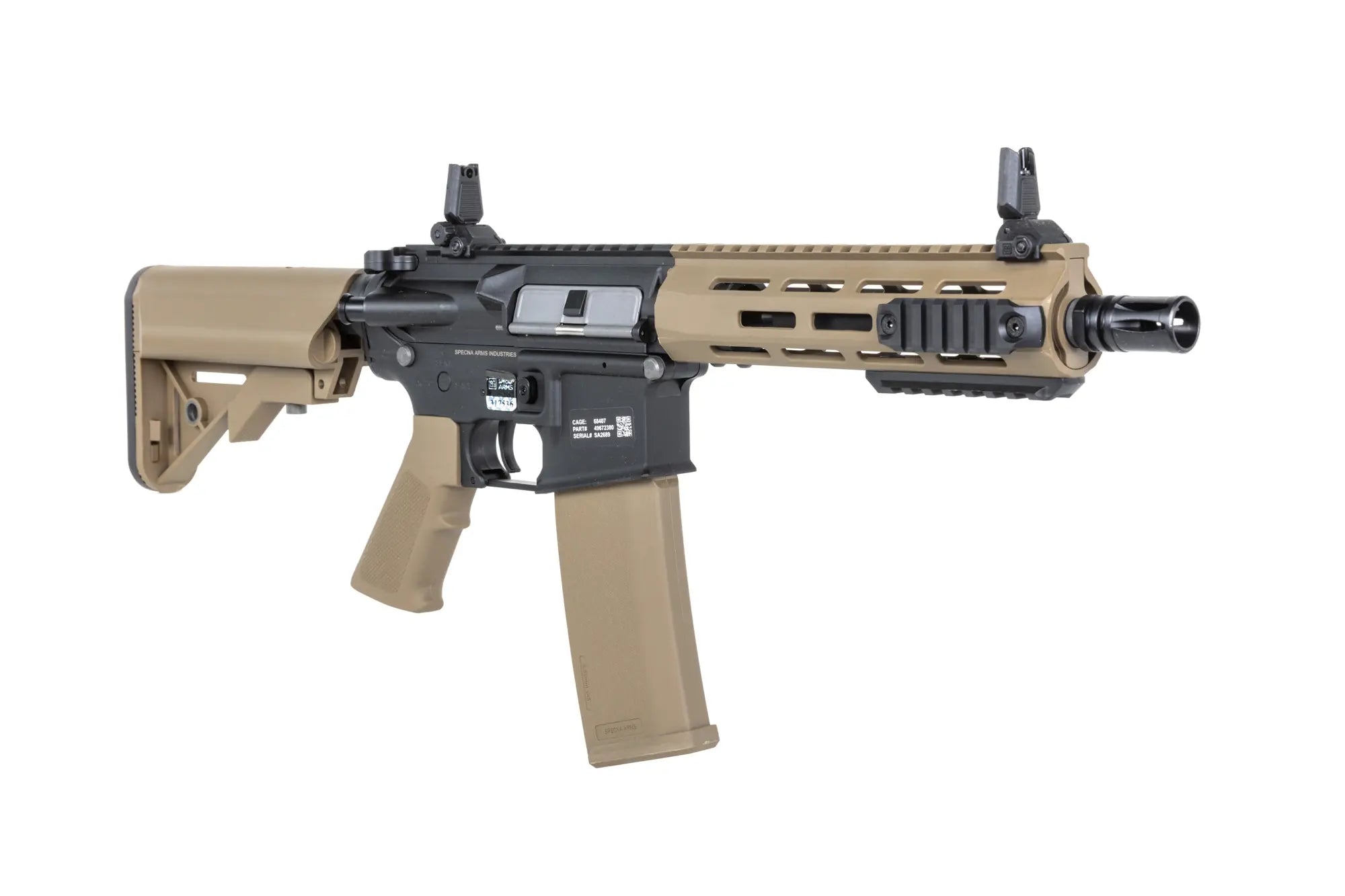 M4 airsoft SA-F14 FLEX GATE X-ASR Half-Tan
