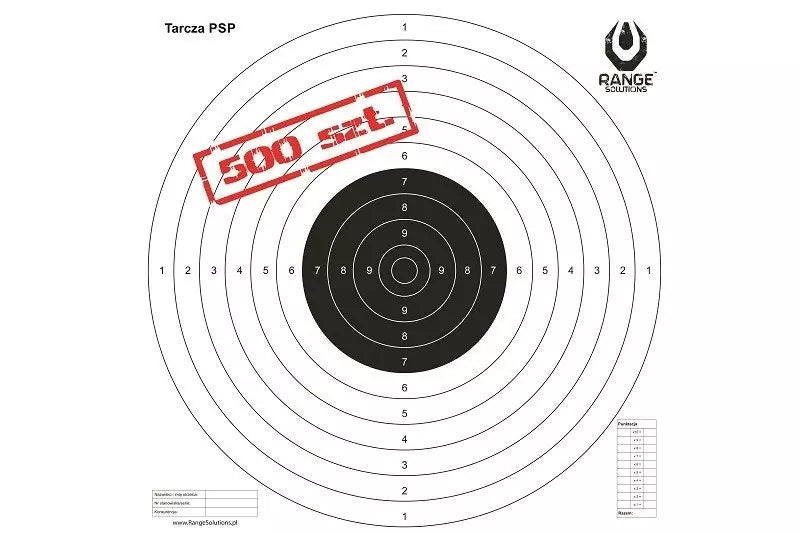 TS-2 PSP Shooting Target - 500 Pcs