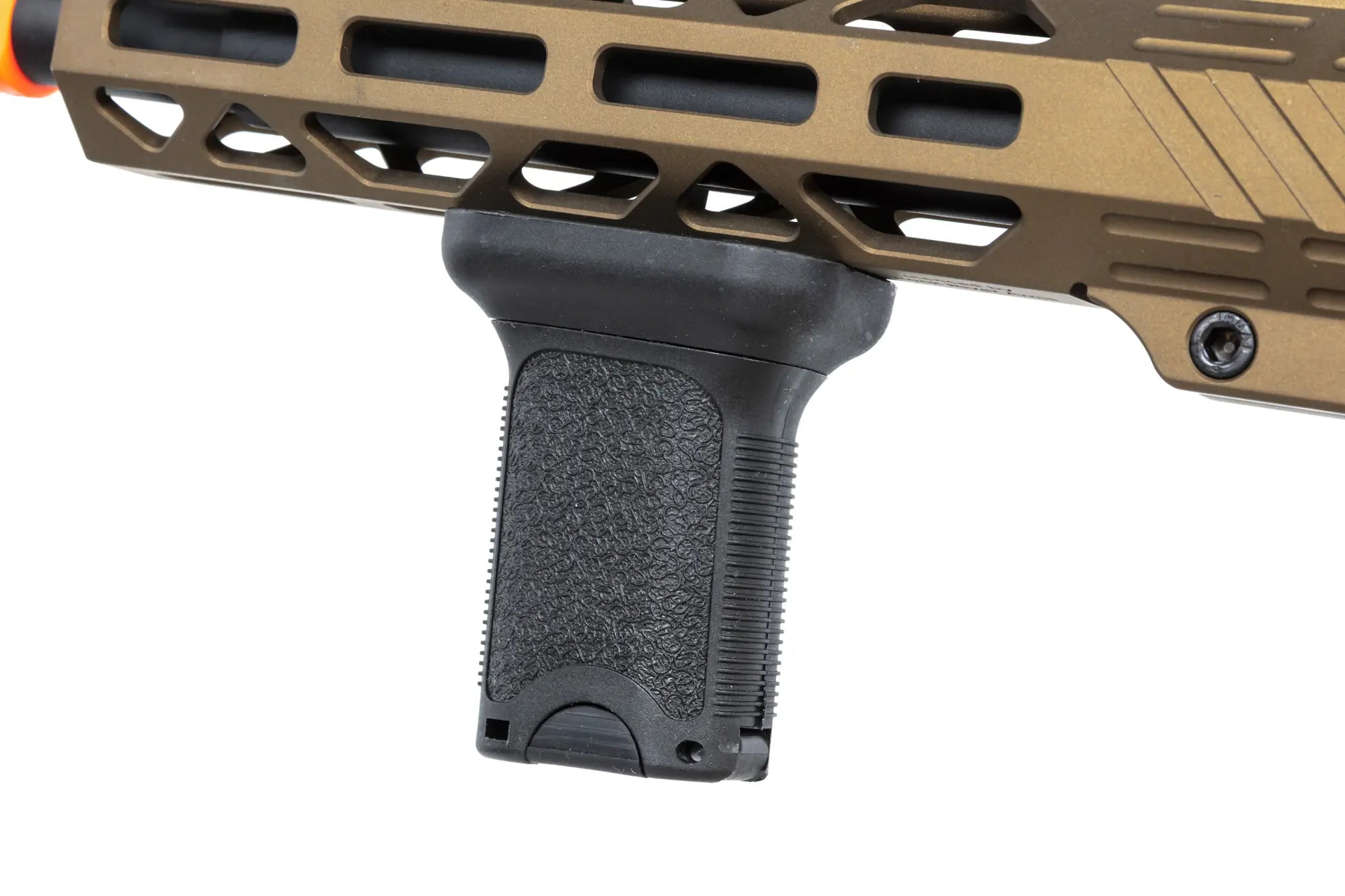 RRA SA-E25 HAL ETU Chaos Bronze Airsoft Replica with orange flash hider