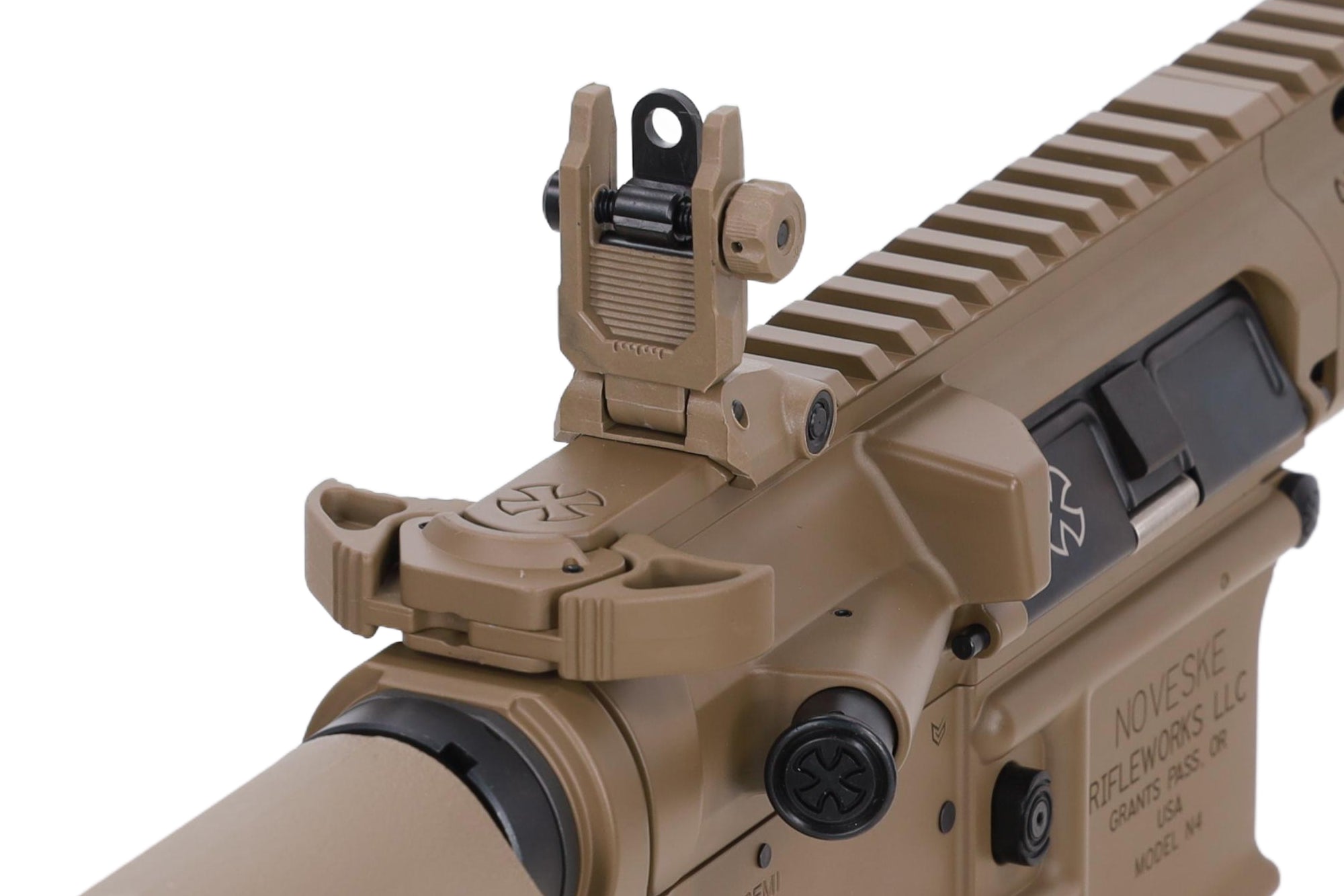CYMA Noveske x EMG N4 Gen.3 SBR Platinum Gen.2 7" AEG Assault Rifle - Tan-12