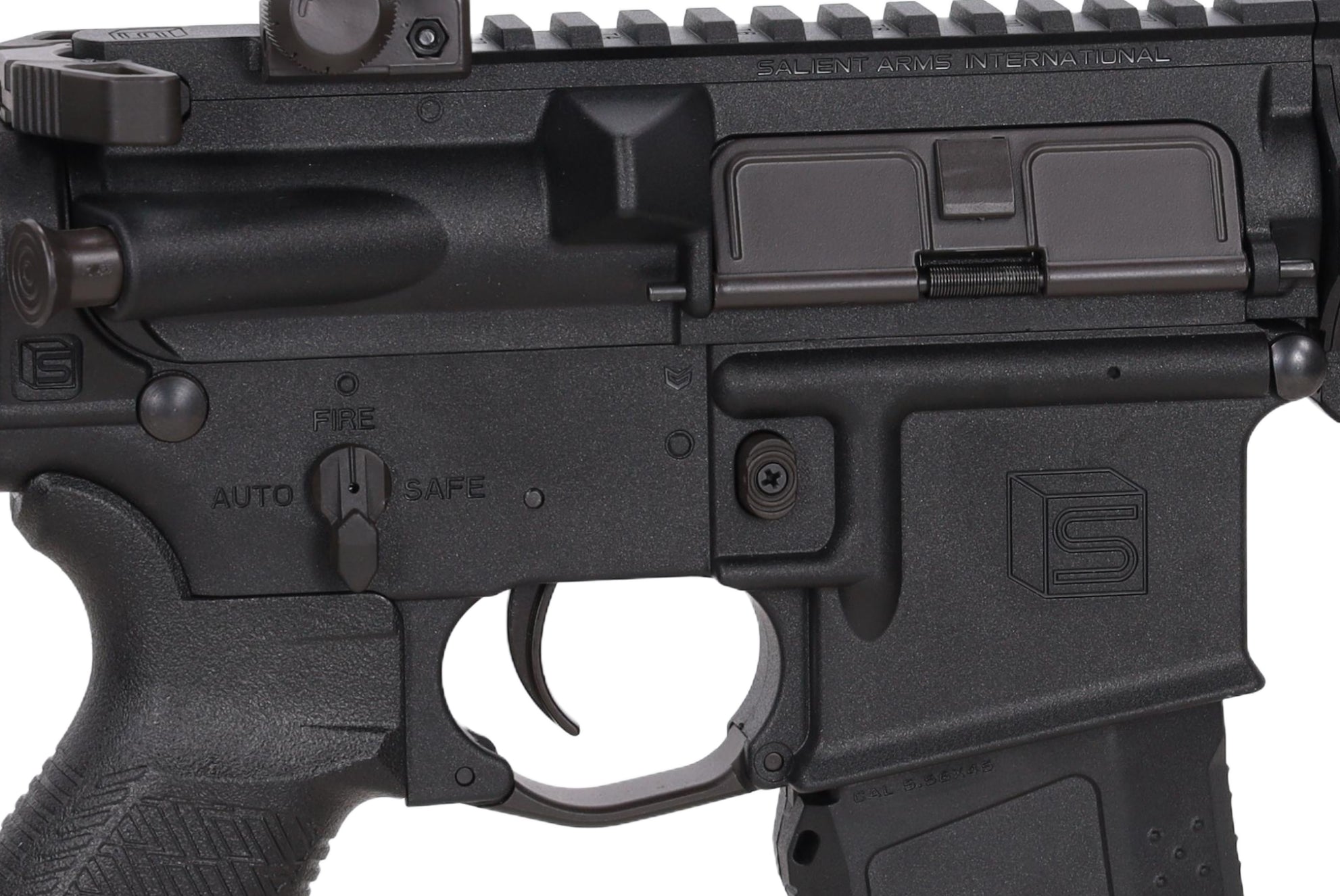 Salient Arms International x EMG M4/AR15 GRY 6.5" CYMA Platinum AEG Assault Rifle - Black-15