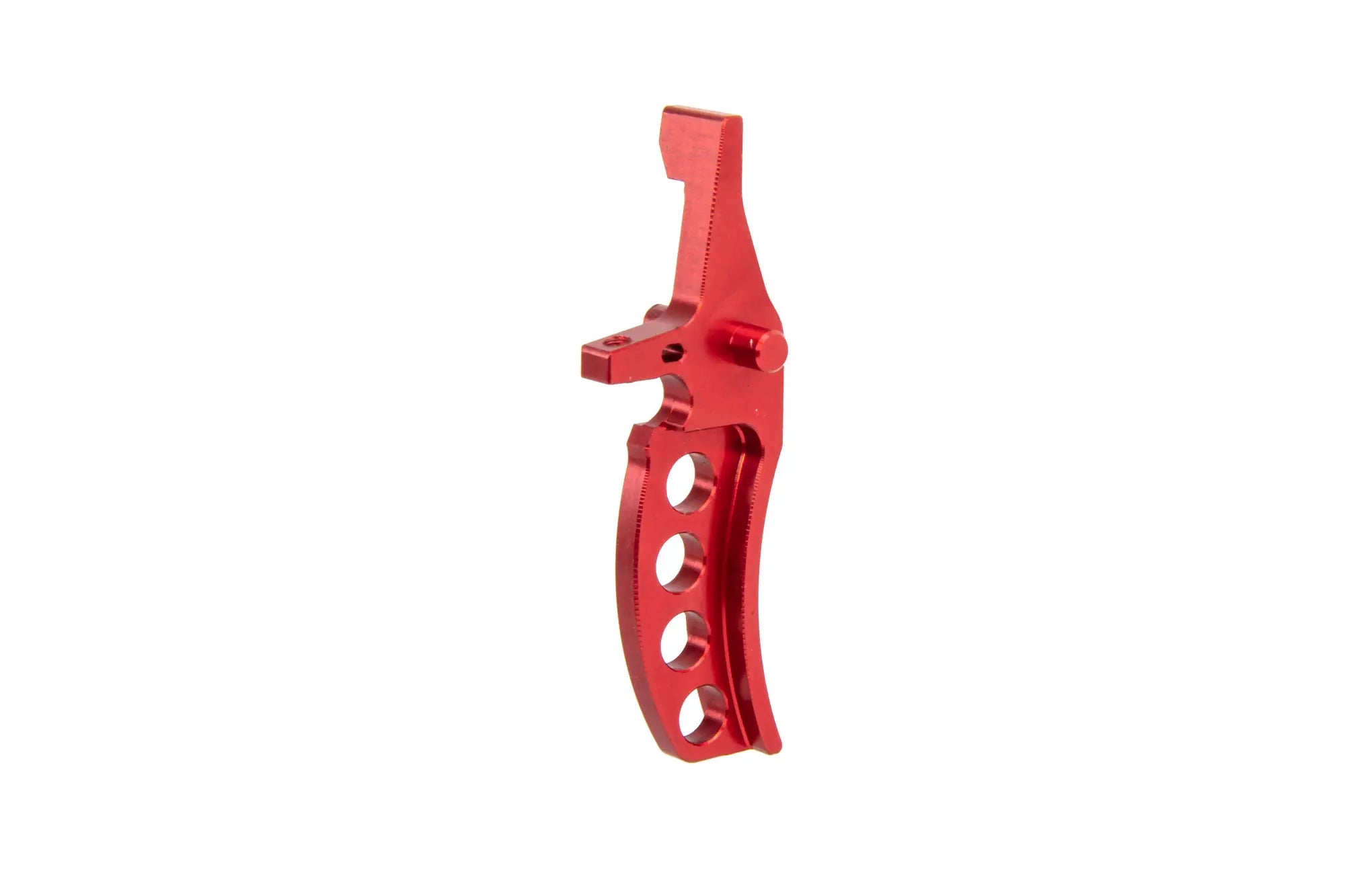 Aluminum CNC Jefftron Curved Trigger Red-2