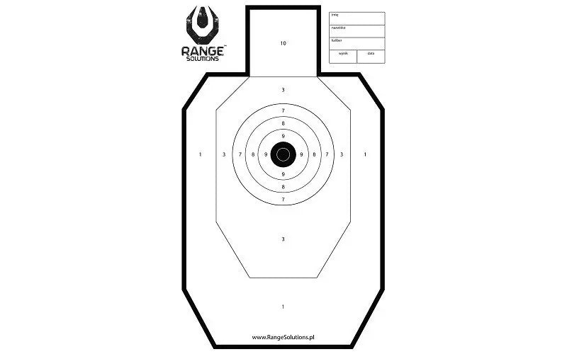 Range Shooting Targets - 50 Pcs