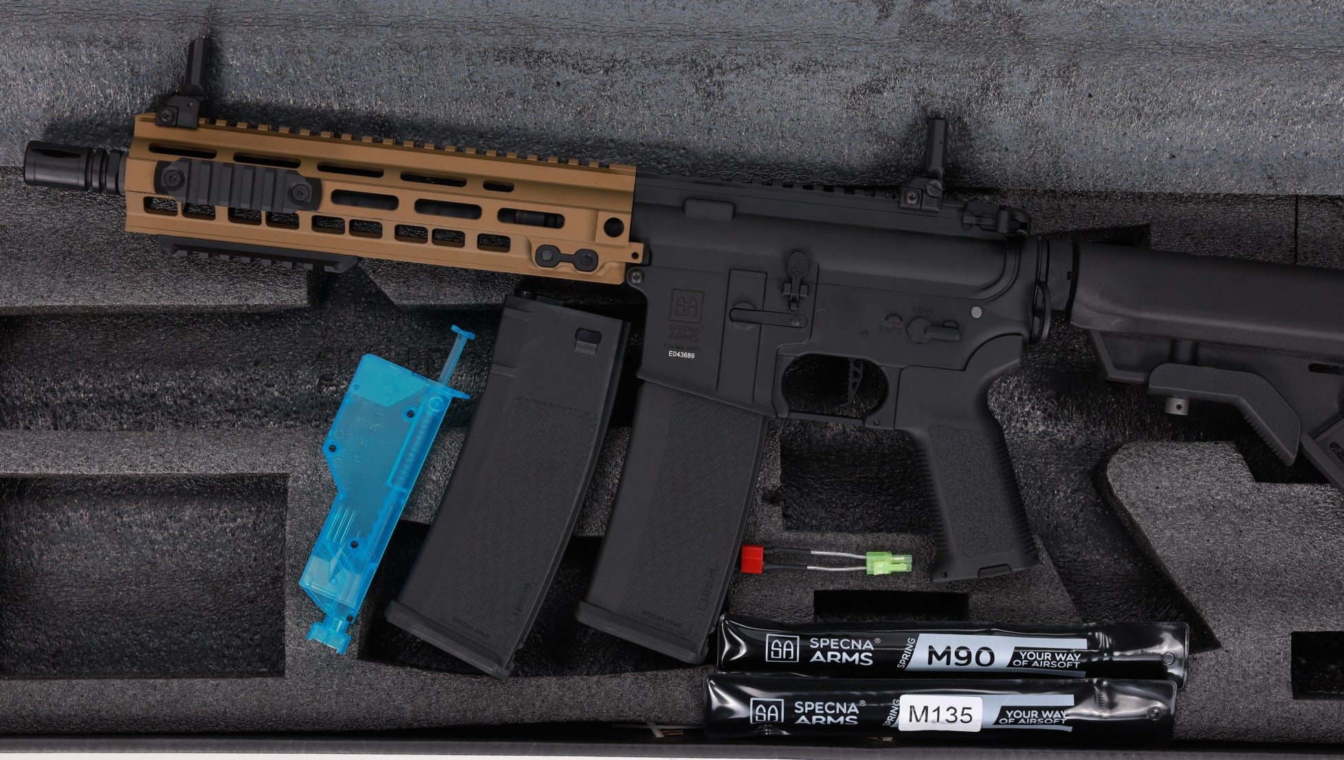 SA-P29 PRIME BLDC 10.5" AEG airsoft rifle - Chaos Bronze
