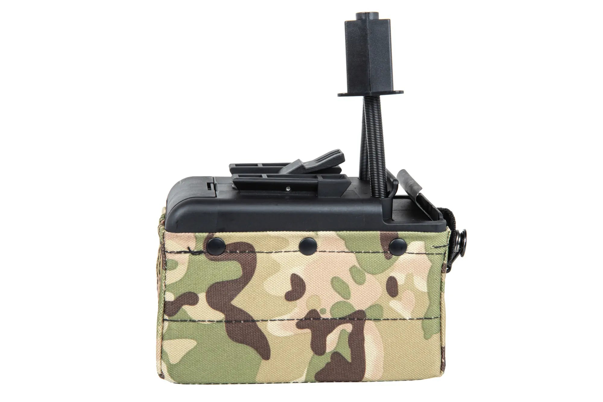 A&K electric box magazine for 2000 BBs for M249 replicas in Multicam-1