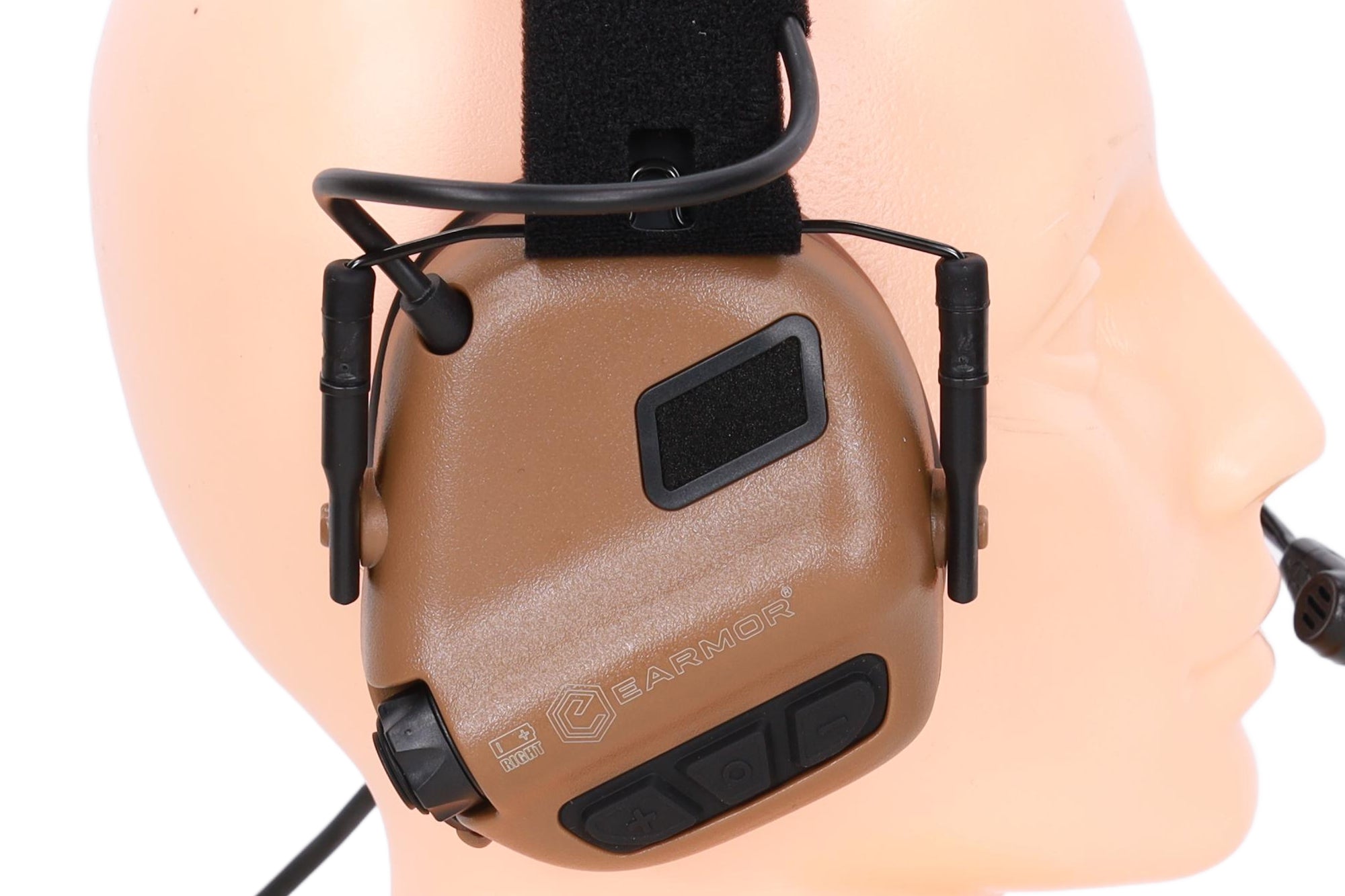 Earmor M32X Plus Active Hearing Protectors - Coyote Brown-6