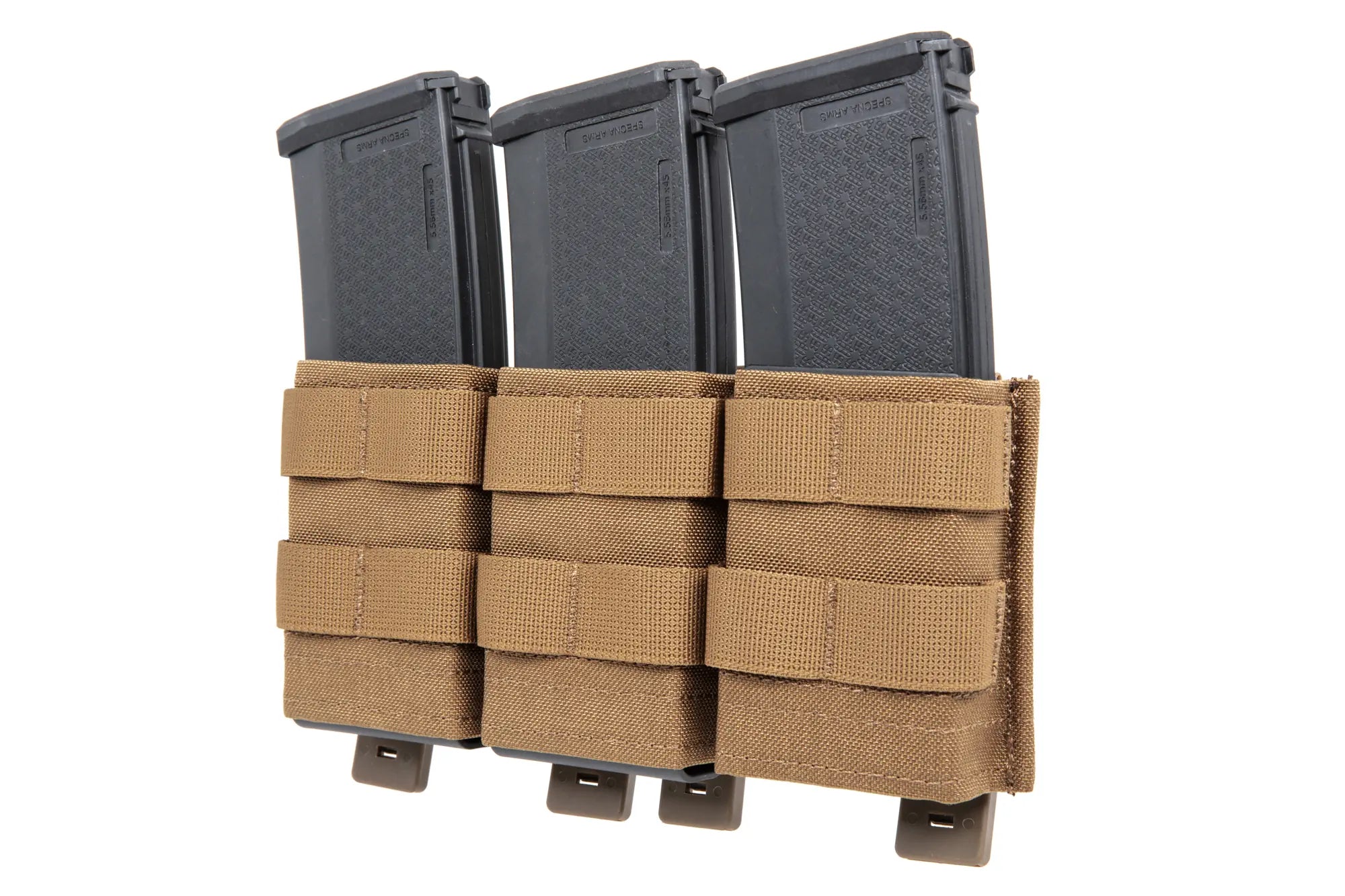 Wosport triple rifle magazine pouch Coyote Brown-2