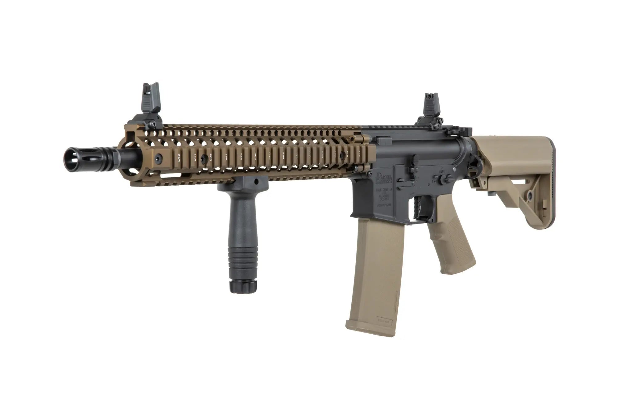 Specna Arms Daniel Defense® MK18 SA-P26 Prime™ HAL™ ETU airsoft carbine with Chaos Bronze brushless motor-14