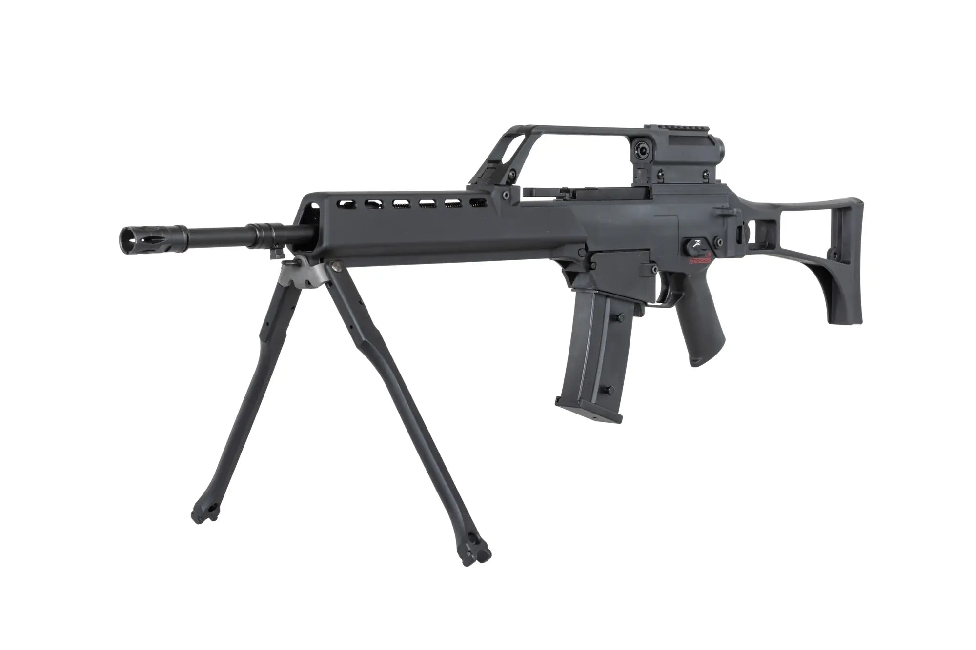 SRC DUAL POWER SR36E GB-301 airsoft carbine with bipod and scope Black-5