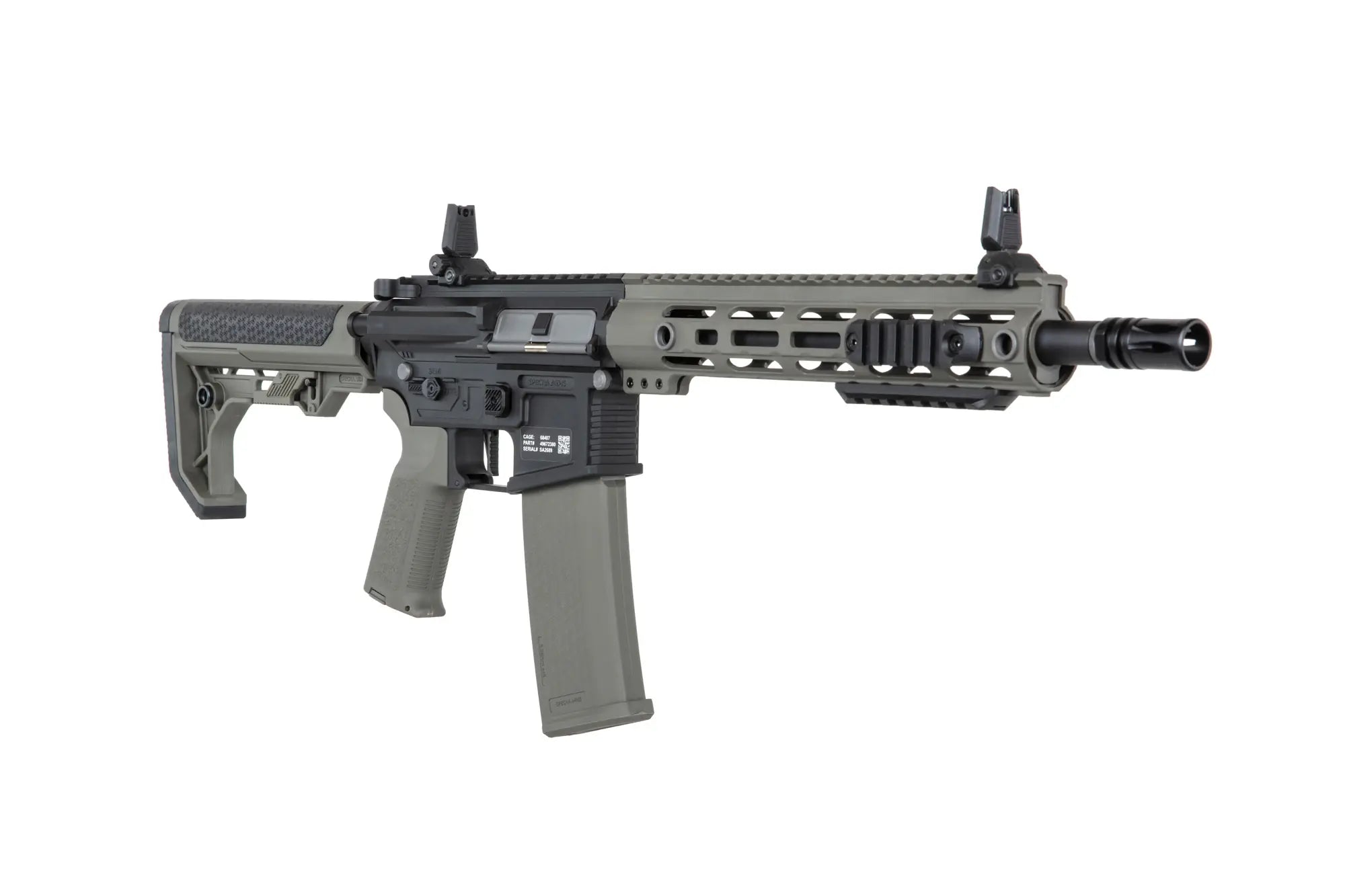 Specna Arms SA-F05-RL FLEX™ Light Ops Stock/ New Receiver HAL ETU™ Olive airsoft Carbine-9