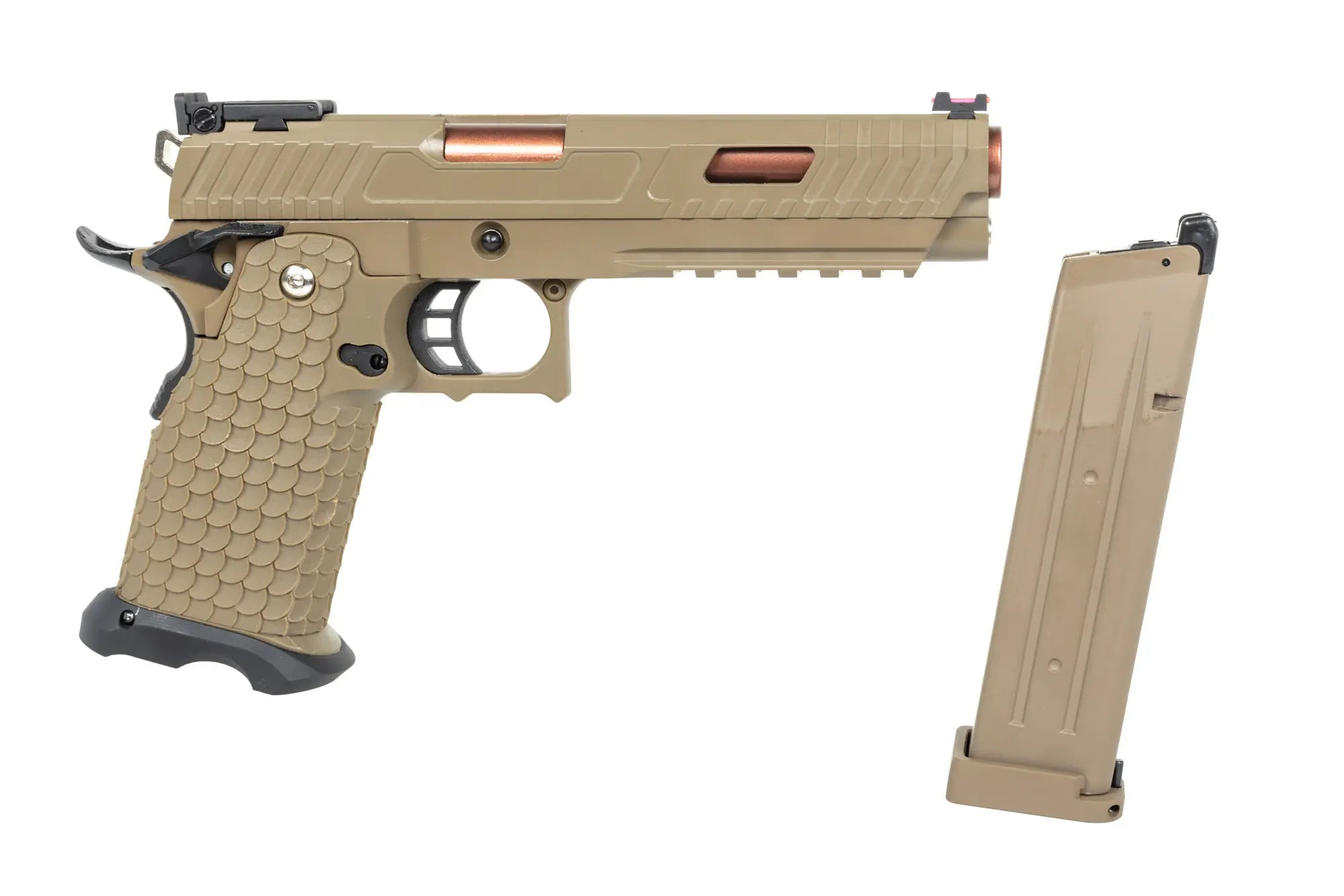E&amp;C airsoft pistol EC-2102 Flat Dark Earth-4